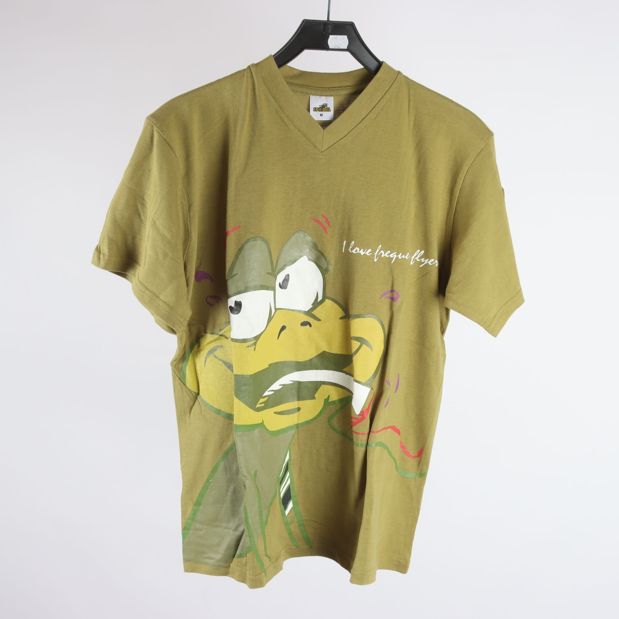 T-shirt, Spindel, grön, stl. M.