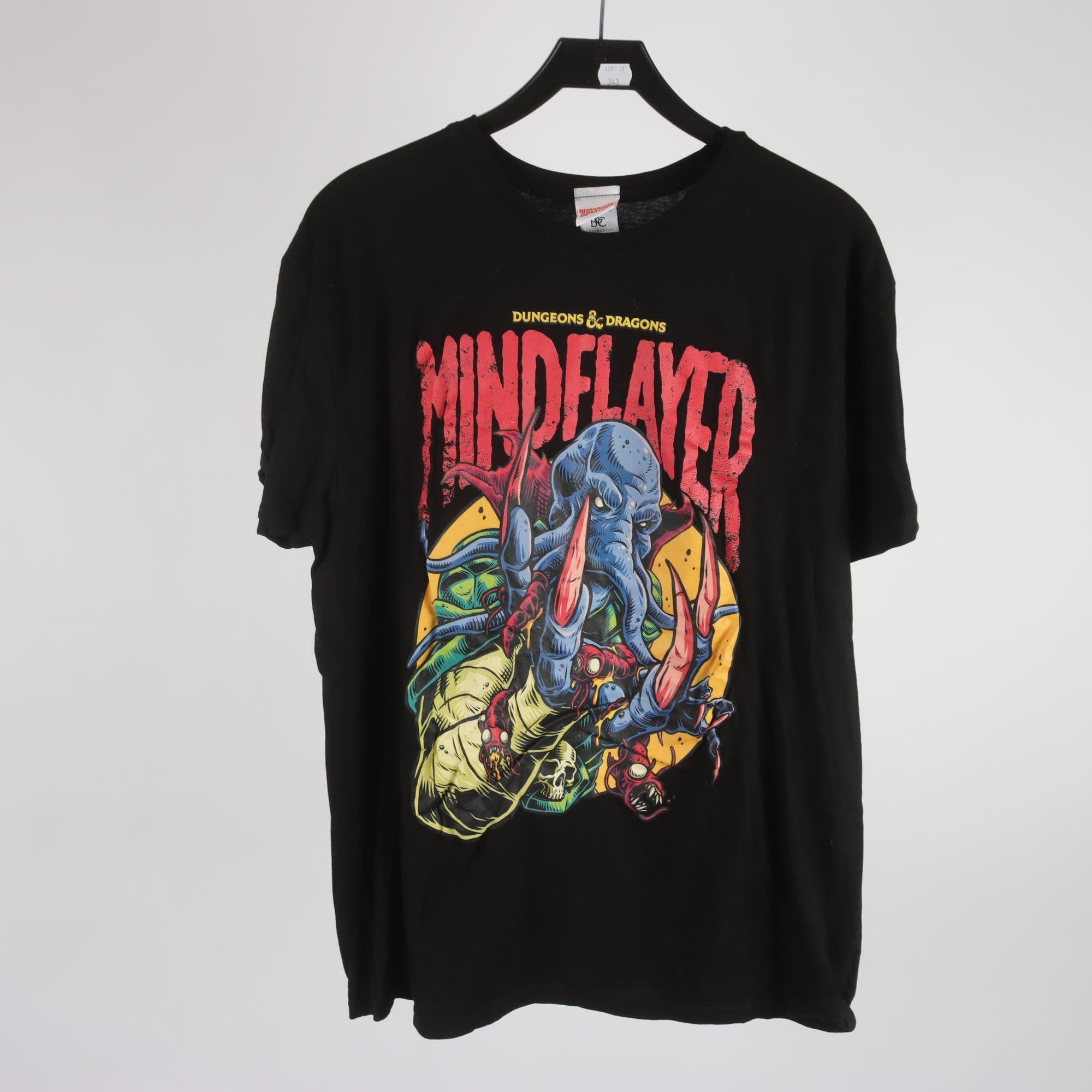 T-shirt, Dungeons & Dragons, Mindflayer, svart, stl. XL.