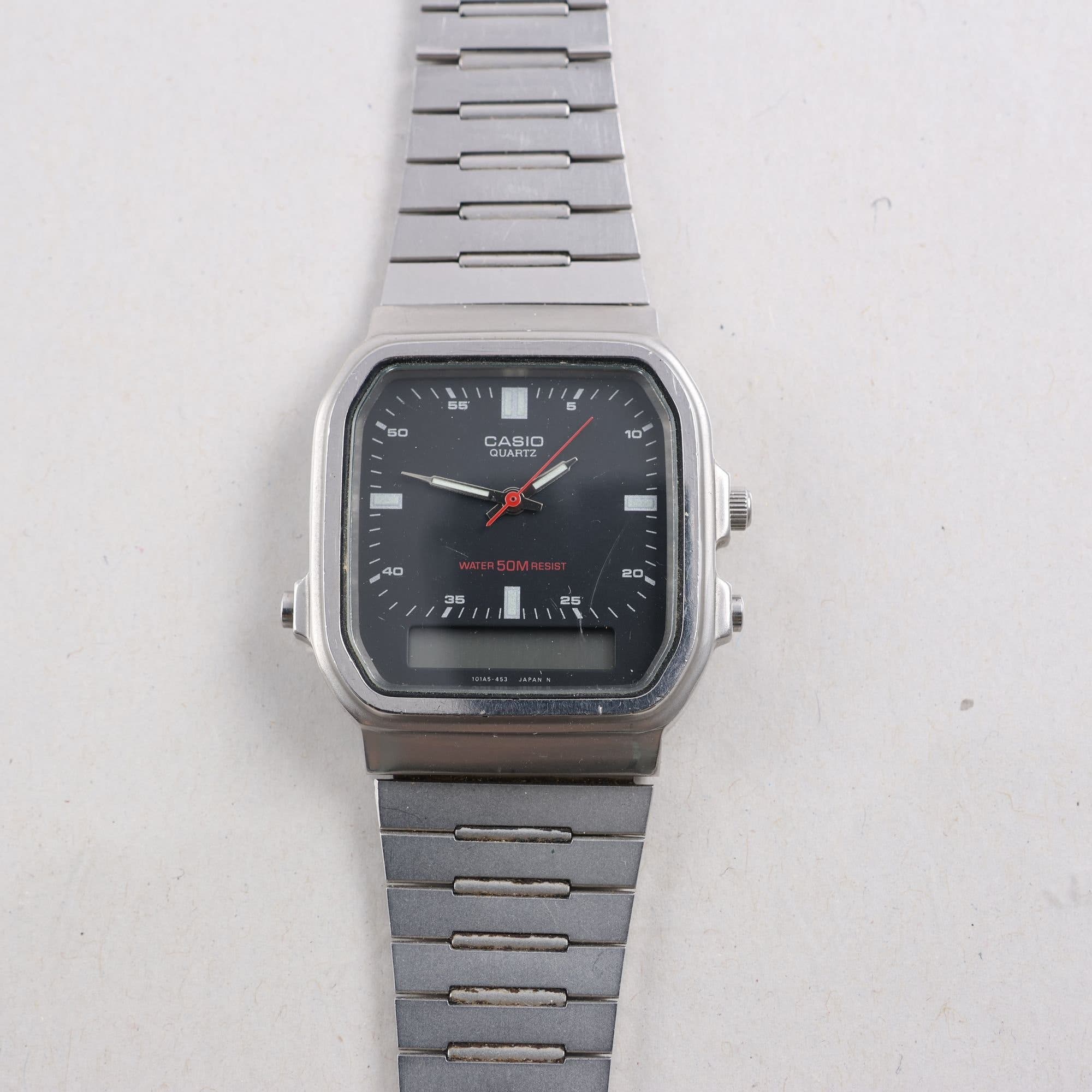 Armbandsur, Casio, vintage, quartz