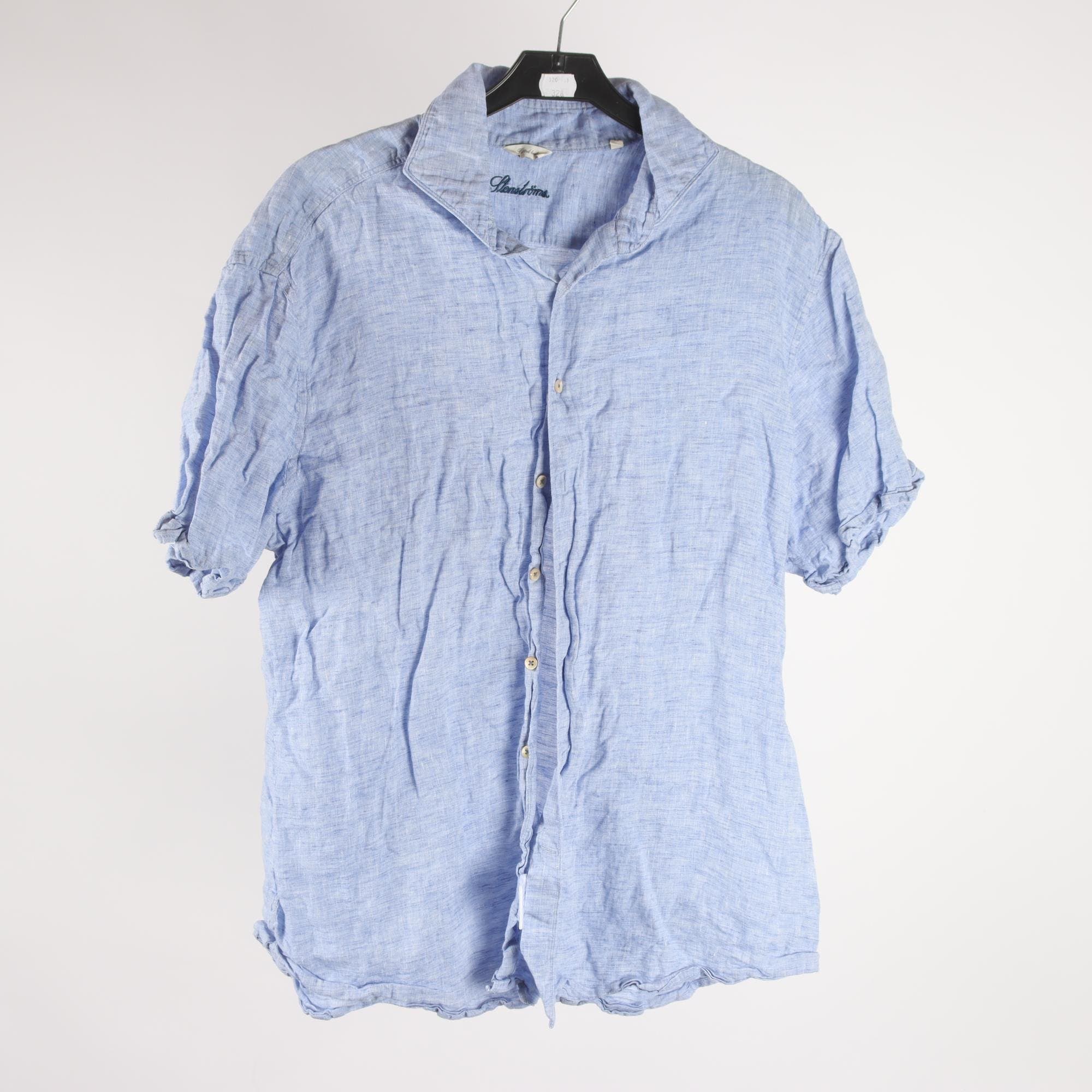 Skjorta, Stenströms, blå, 100% lin, stl. XL.