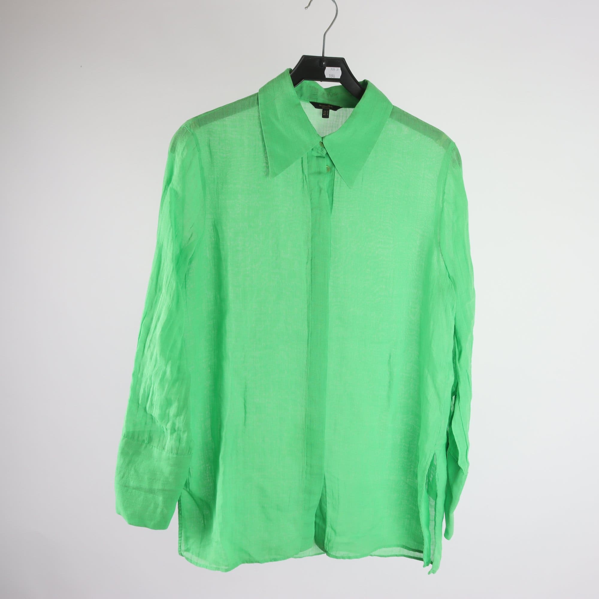 Blus, Massimo Dutti, grön, stl. M