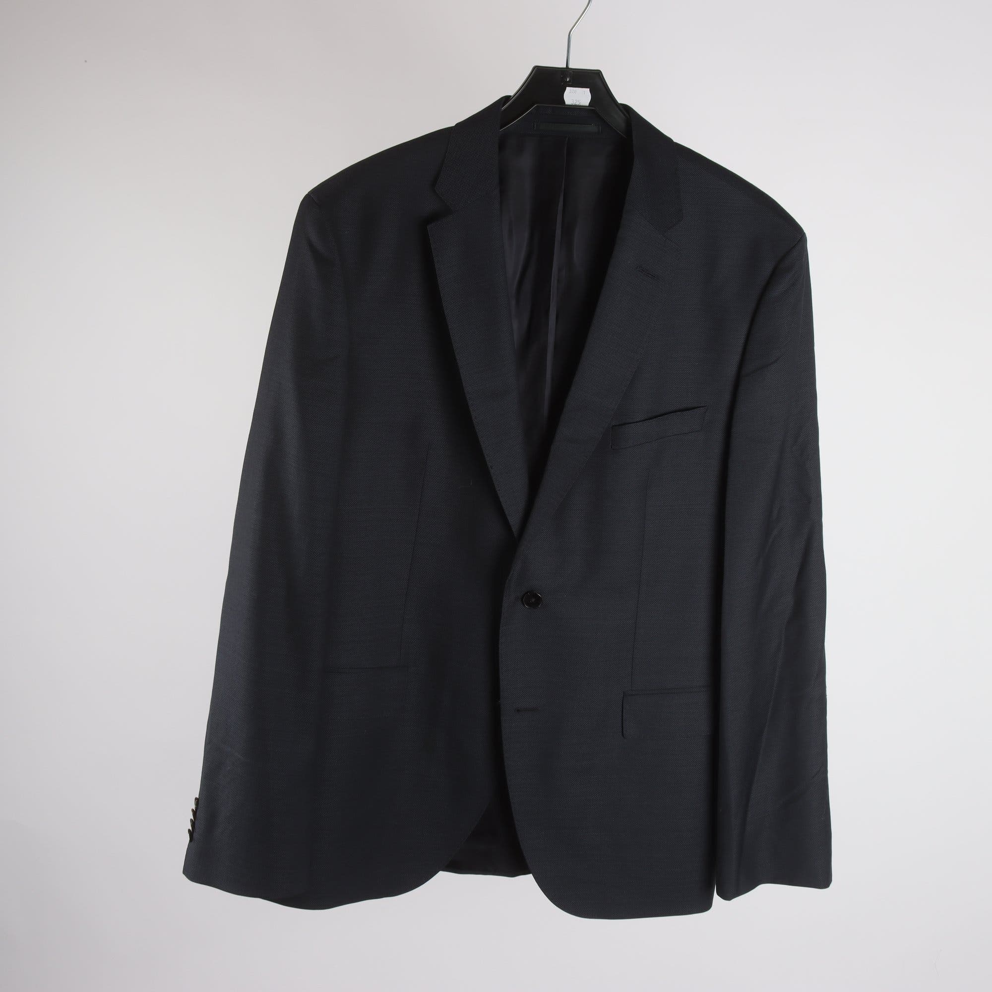 Kavaj, Hugo Boss, blå, 100% ull, stl. 54.