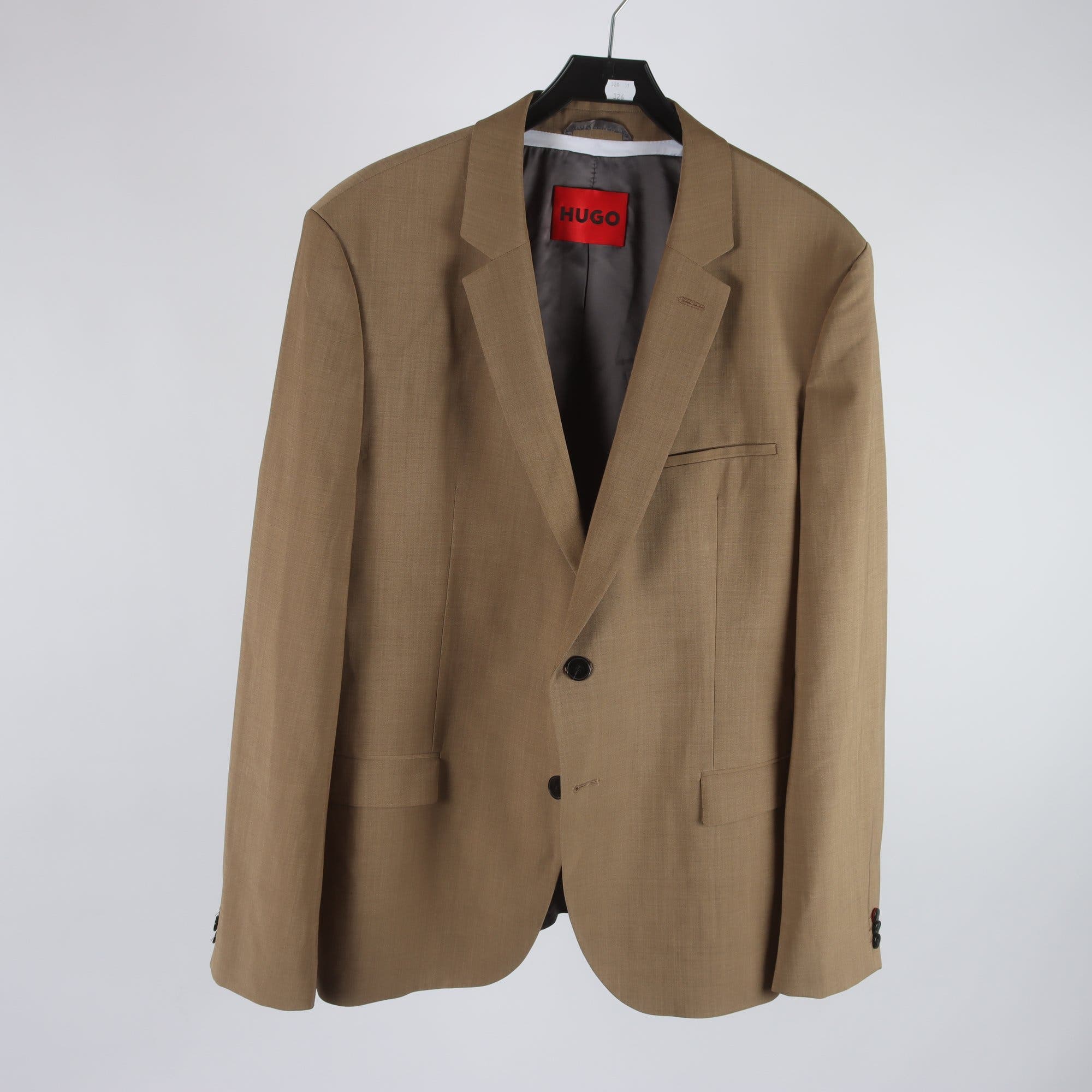 Kavaj, Hugo Boss, beige, ullmix, stl. 56.