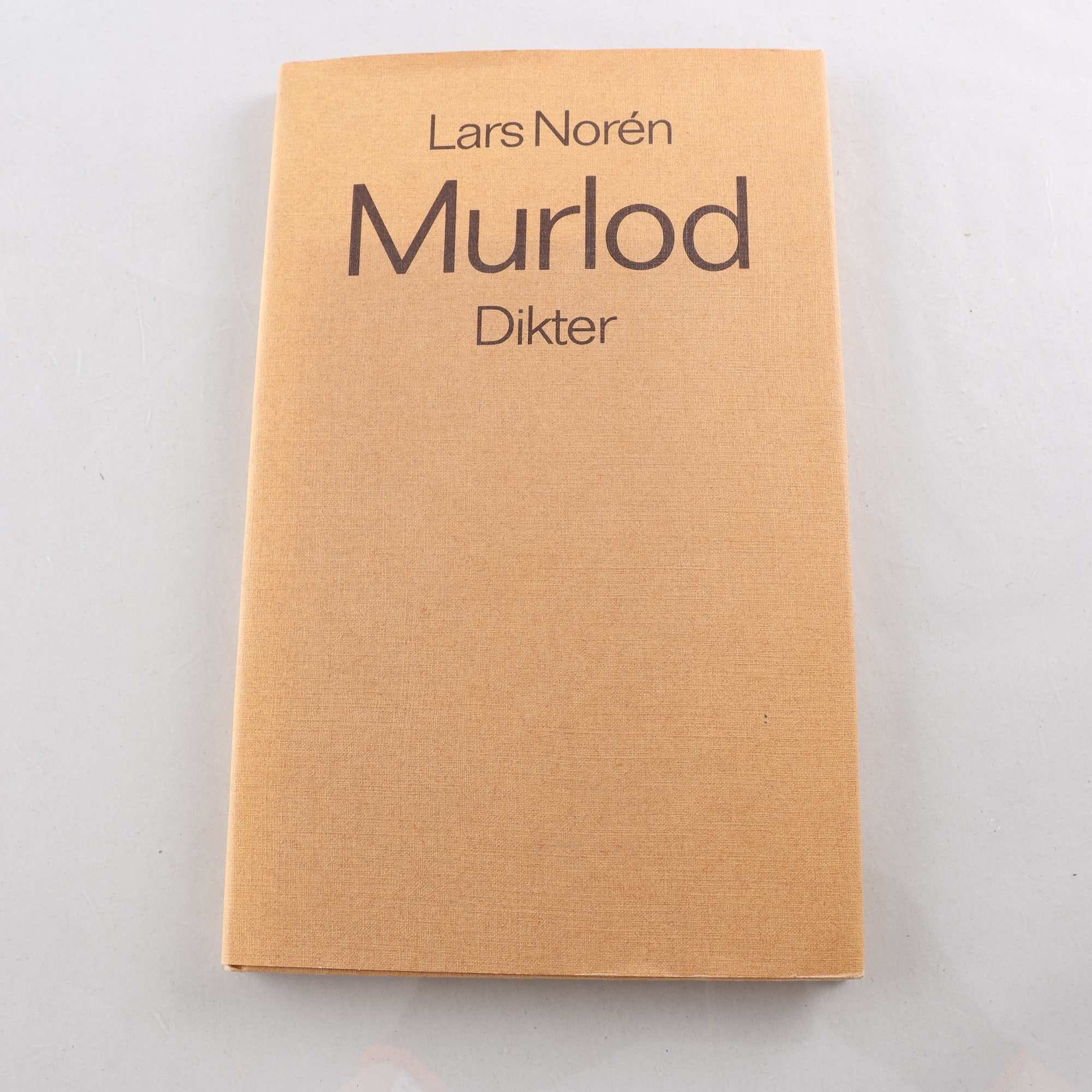 Diktsamling, ”Murlod”, Lars Norén.
