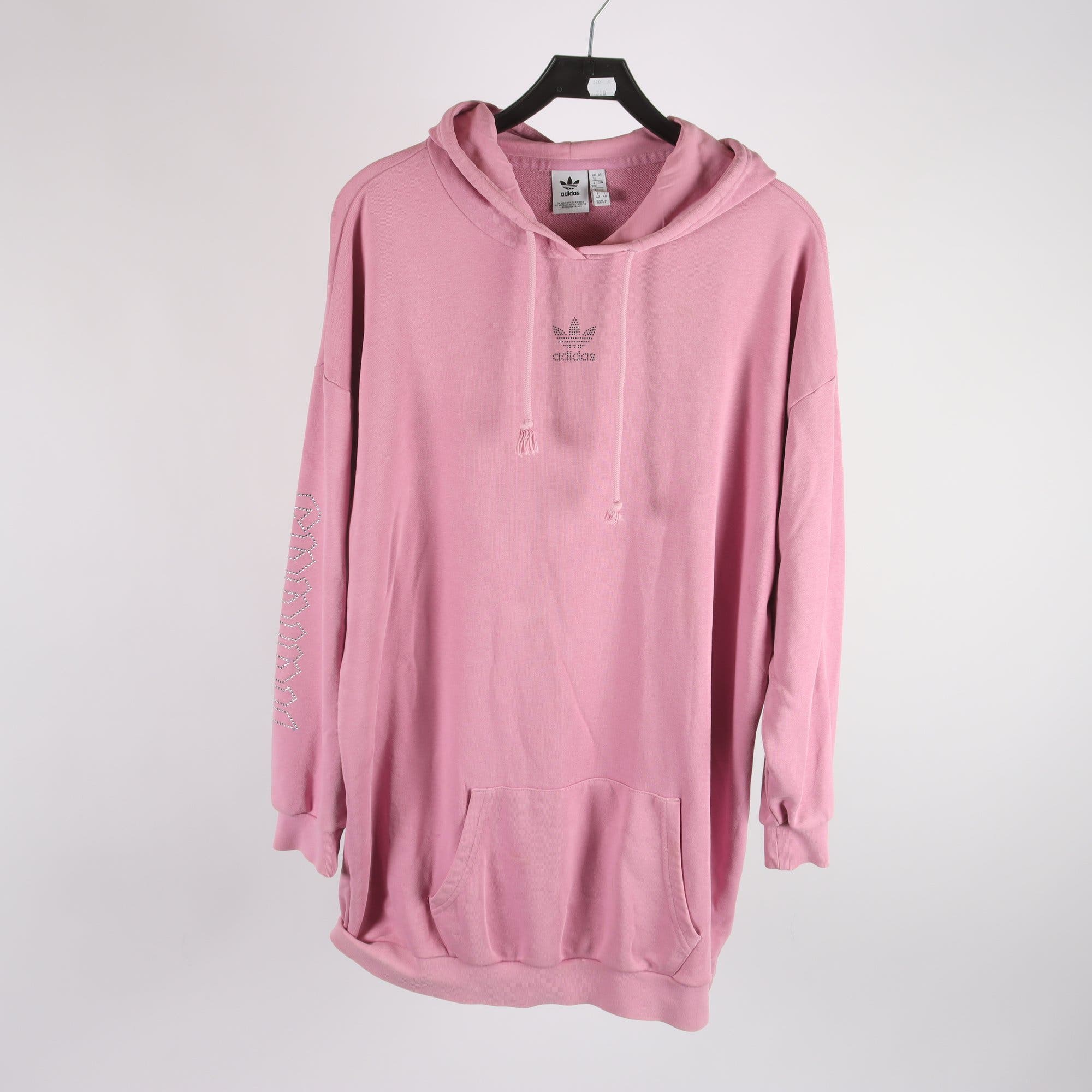 Hoodie, Adidas, rosa, oversize, stl. 42.