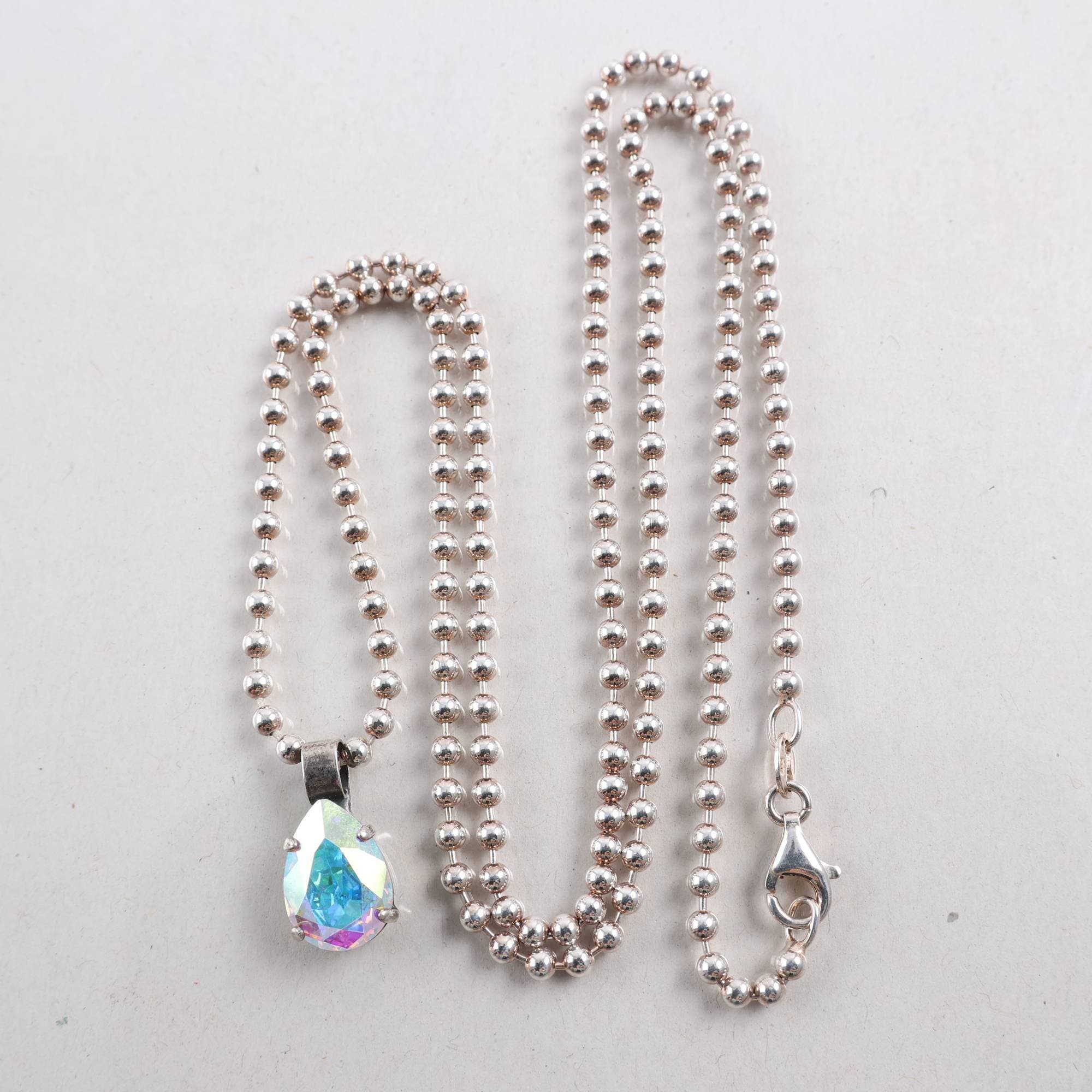 Halsband & hänge, silver