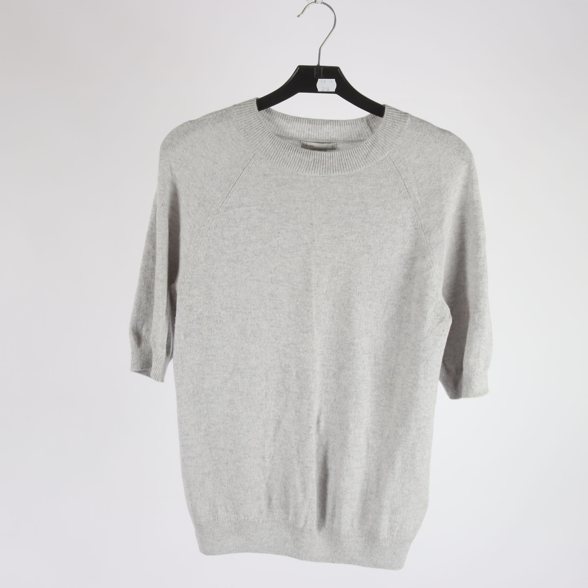 Tröja, H&M, grå, 100% cashmere, stl. S.