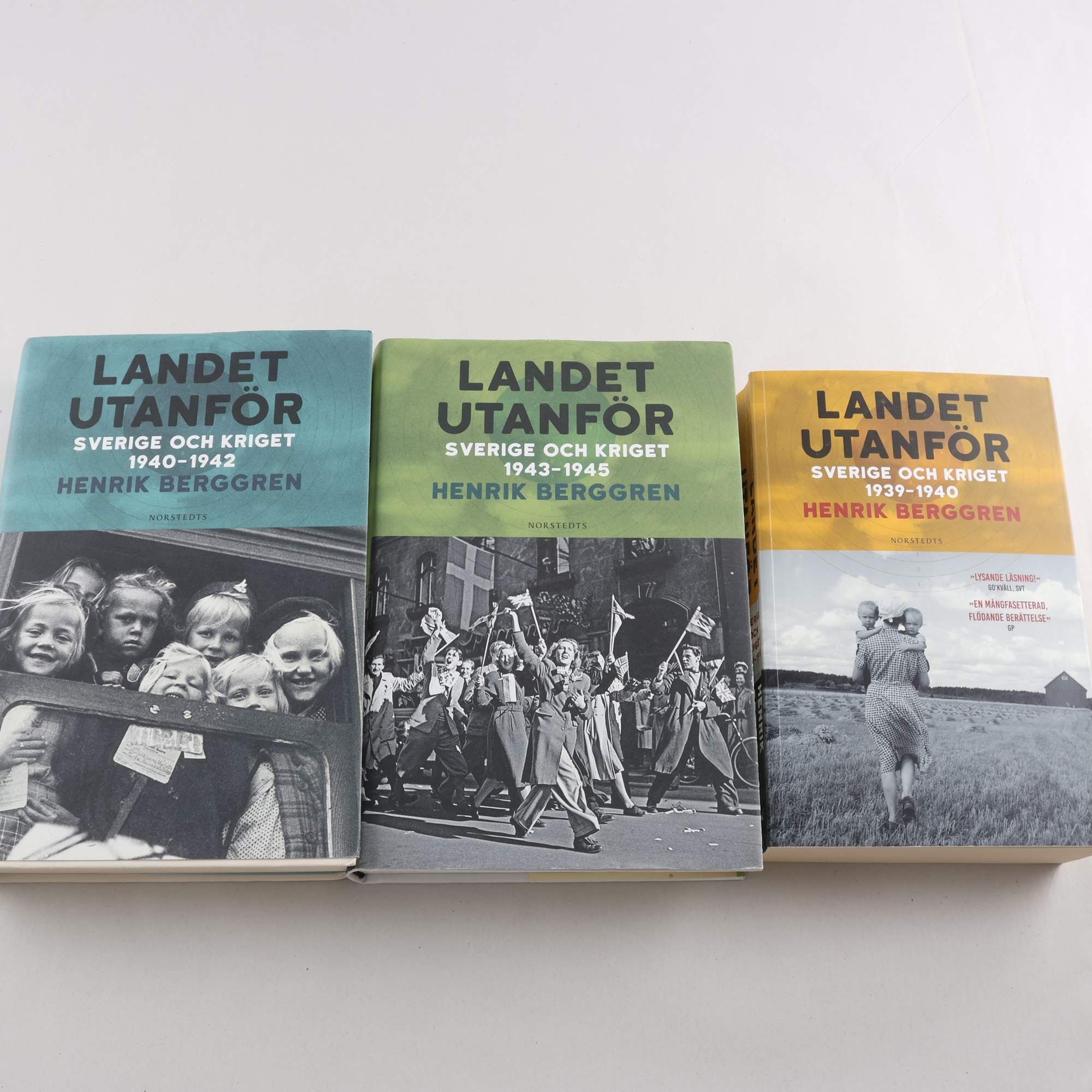 Bokpaket, Landet utanför, Henrik Berggren, 3 volymer.