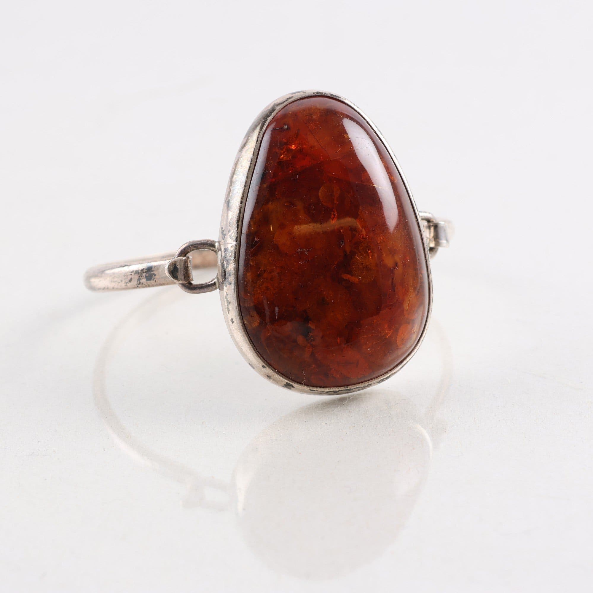 Armband med bärnsten, Silver 925.