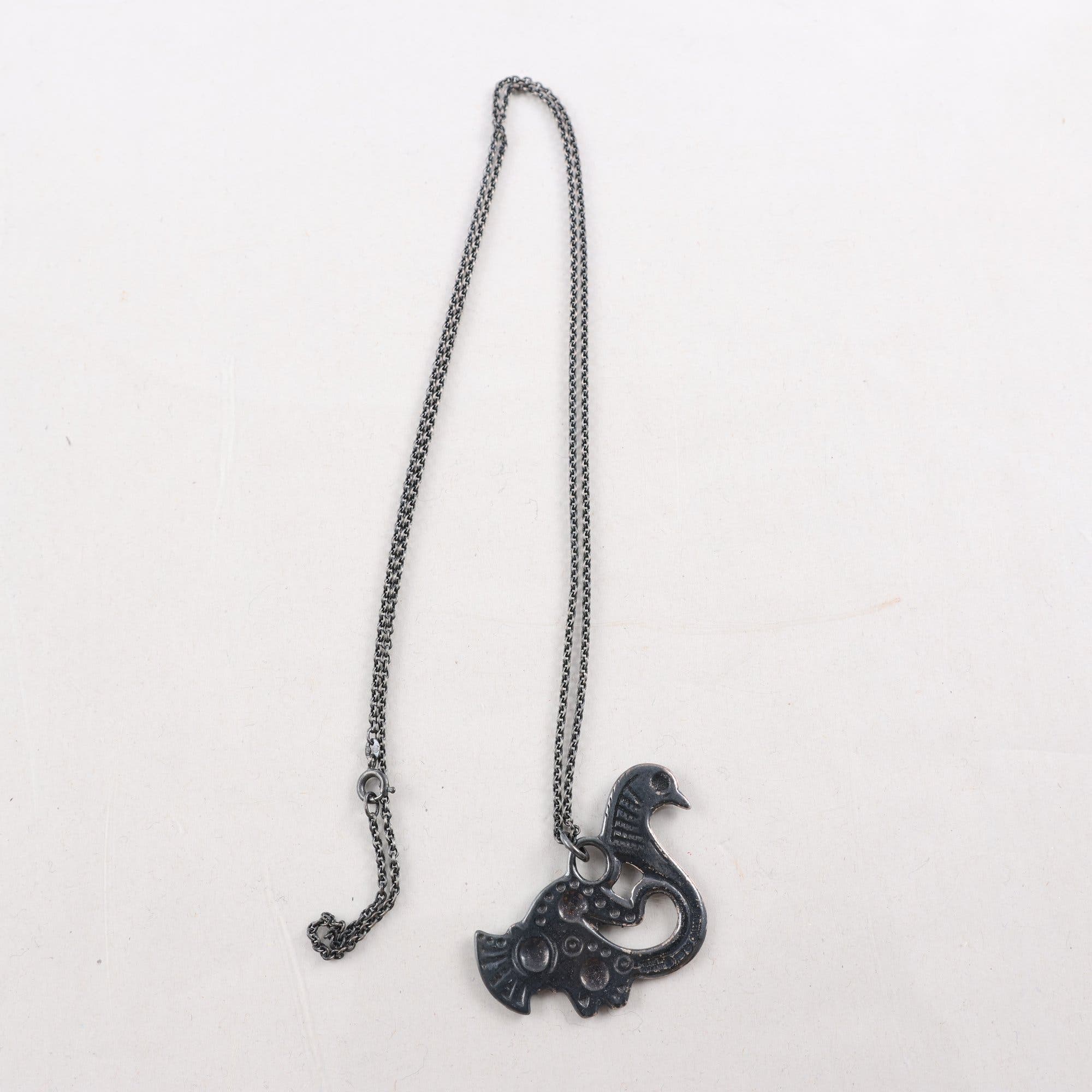 Halsband, Silver 925, Tammefors fågel, finland.