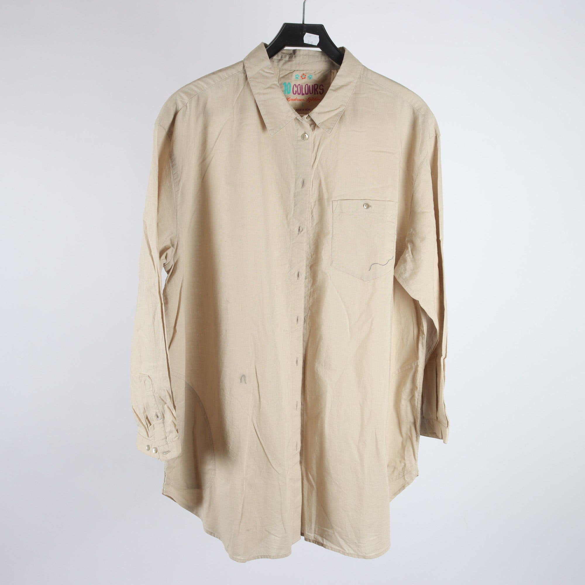 Skjorta, Gudrun Sjödén, beige, stl. L.