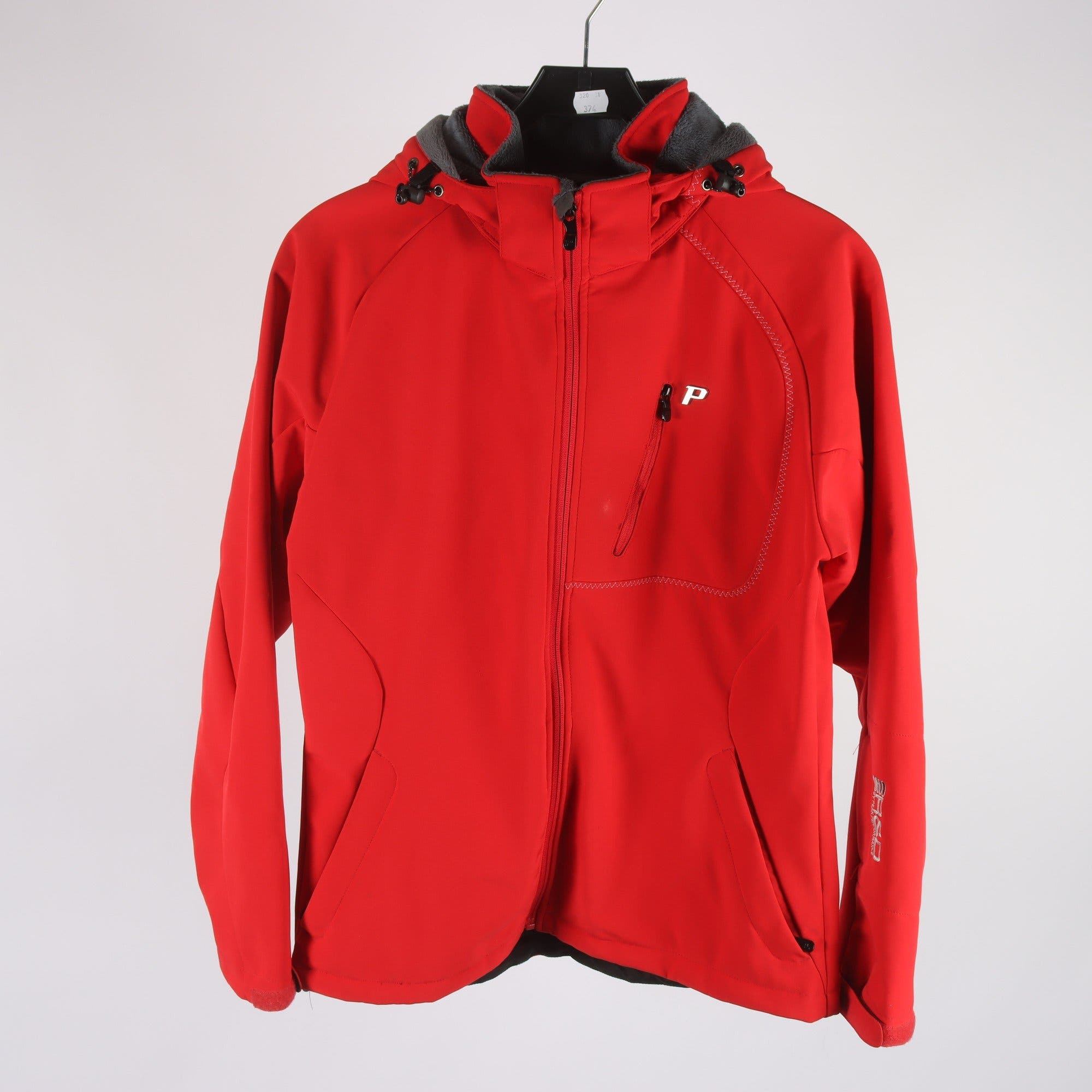 Softshelljacka, Peak Performance, röd, stl. XL.
