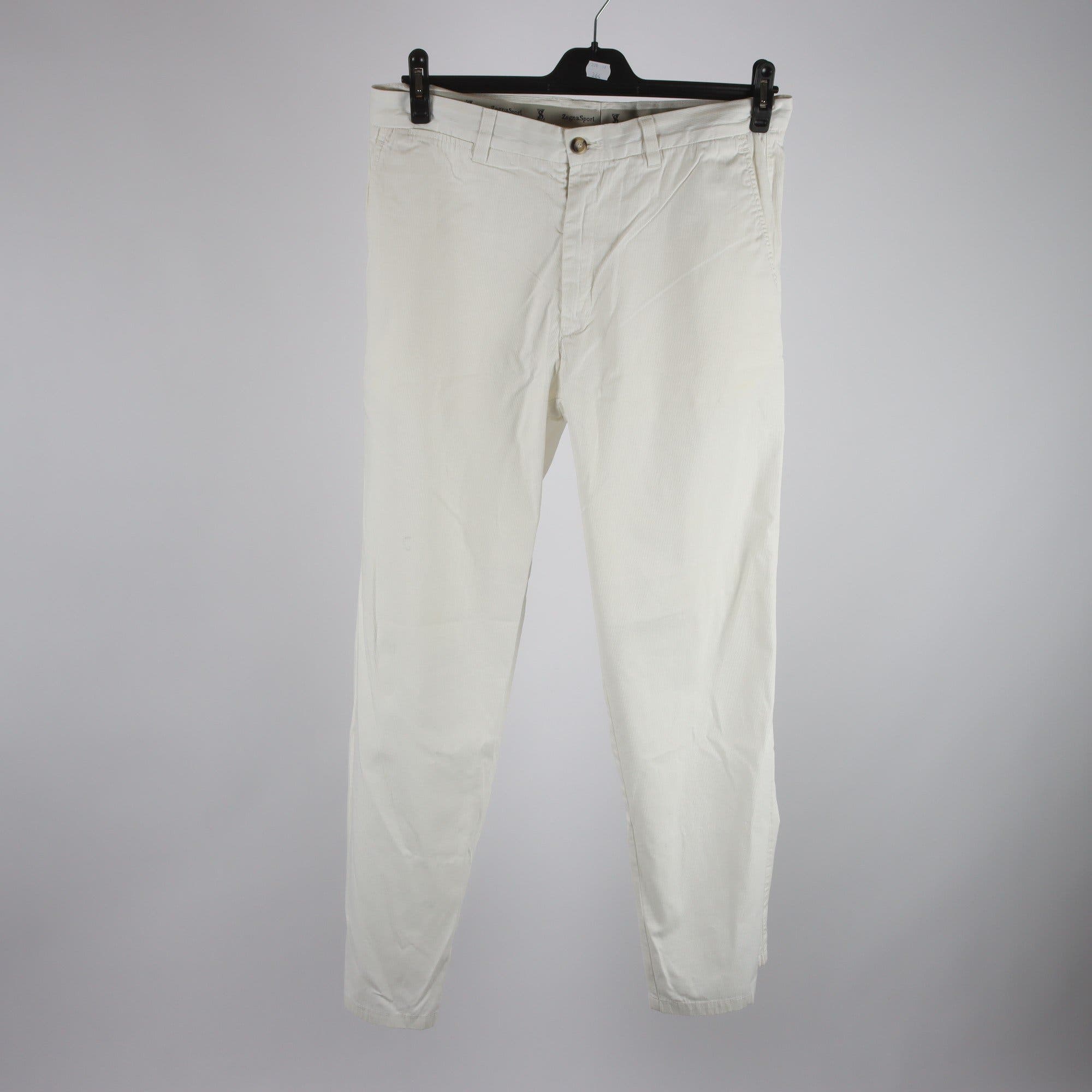 Byxor, Zegna Sport, vit, stl. 50.