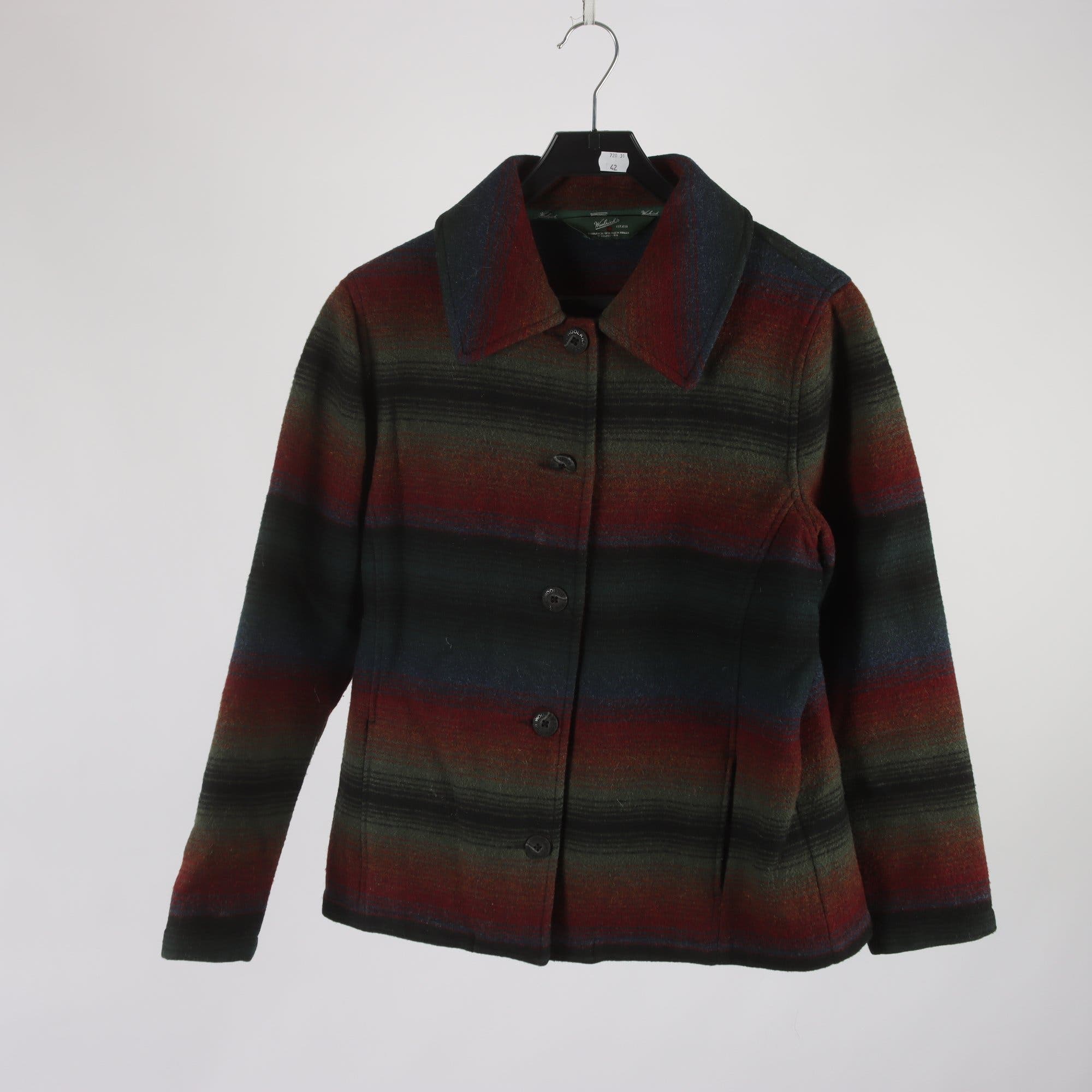 Jacka, Woolrich, flerfägad, ull, stl. L