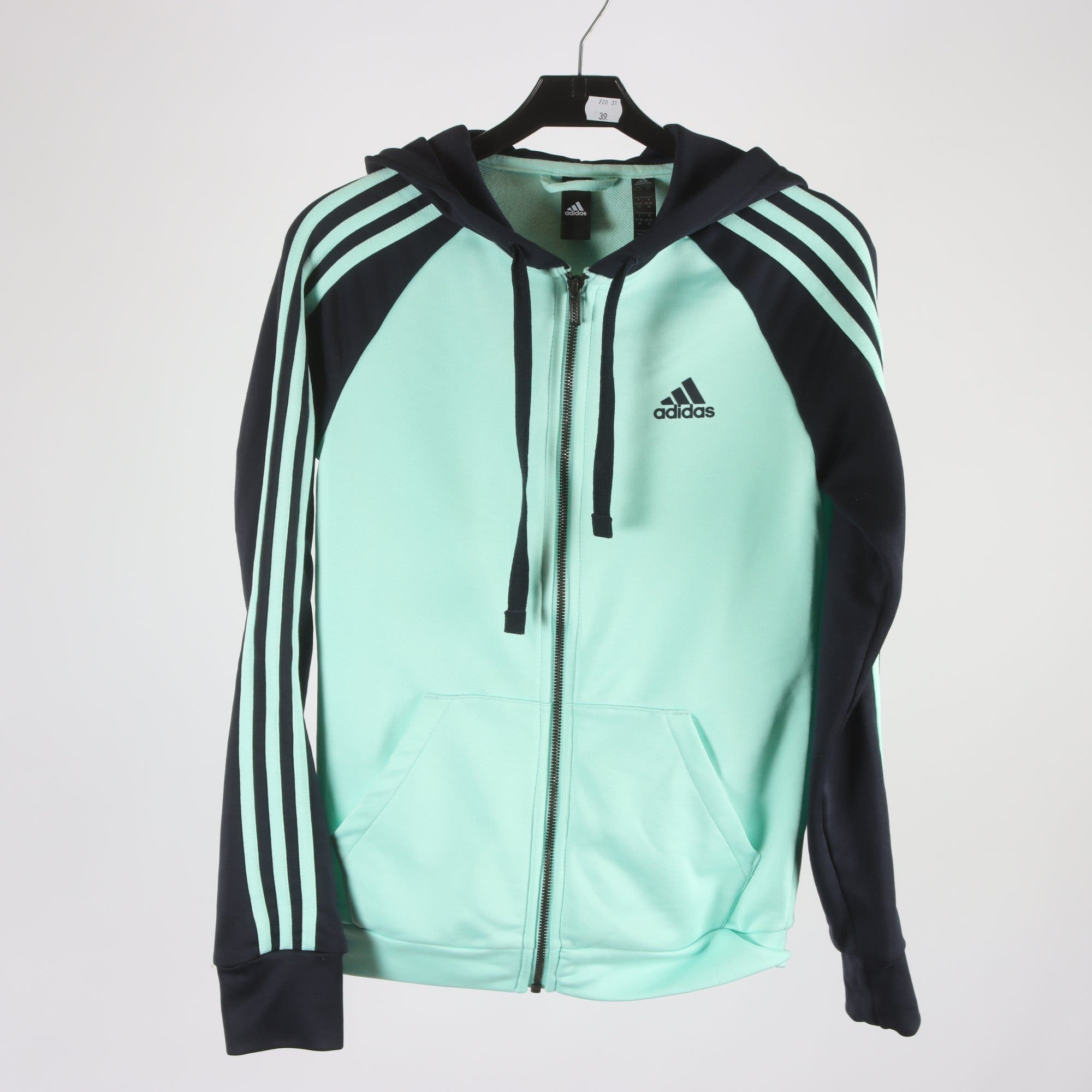 Sportjacka, Adidas, blå, stl. XS