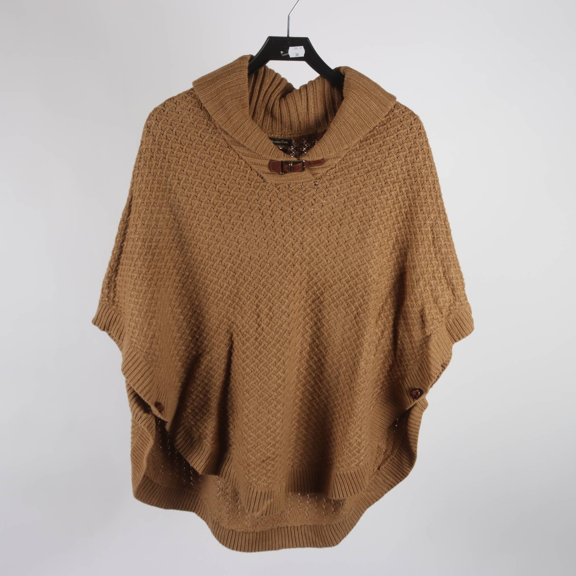 Poncho, Massimo Dutti, brun, stl. M