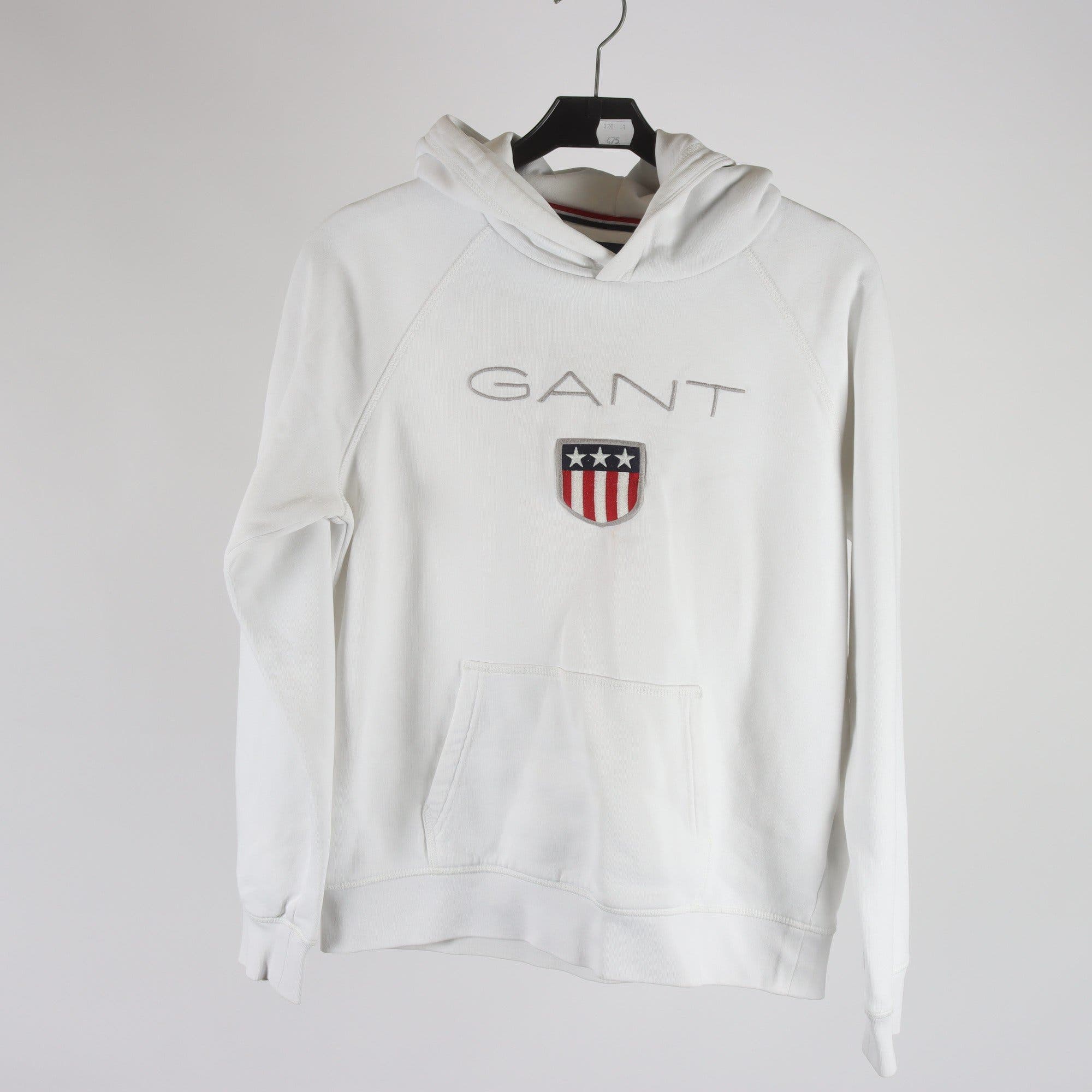 Hoodie, Gant, vit, stl. 158/164.