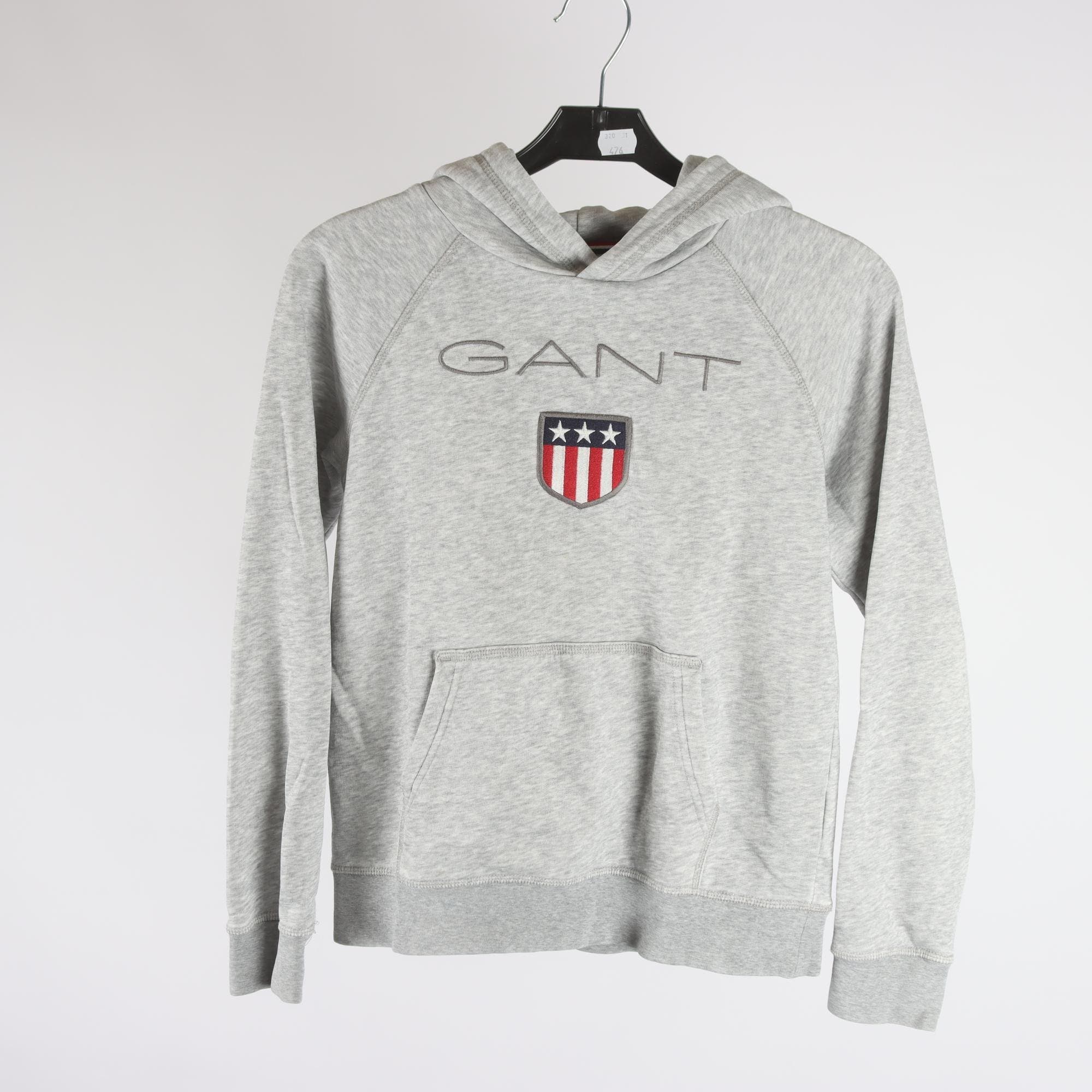 Hoodie, Gant, grå, stl. 146/152.