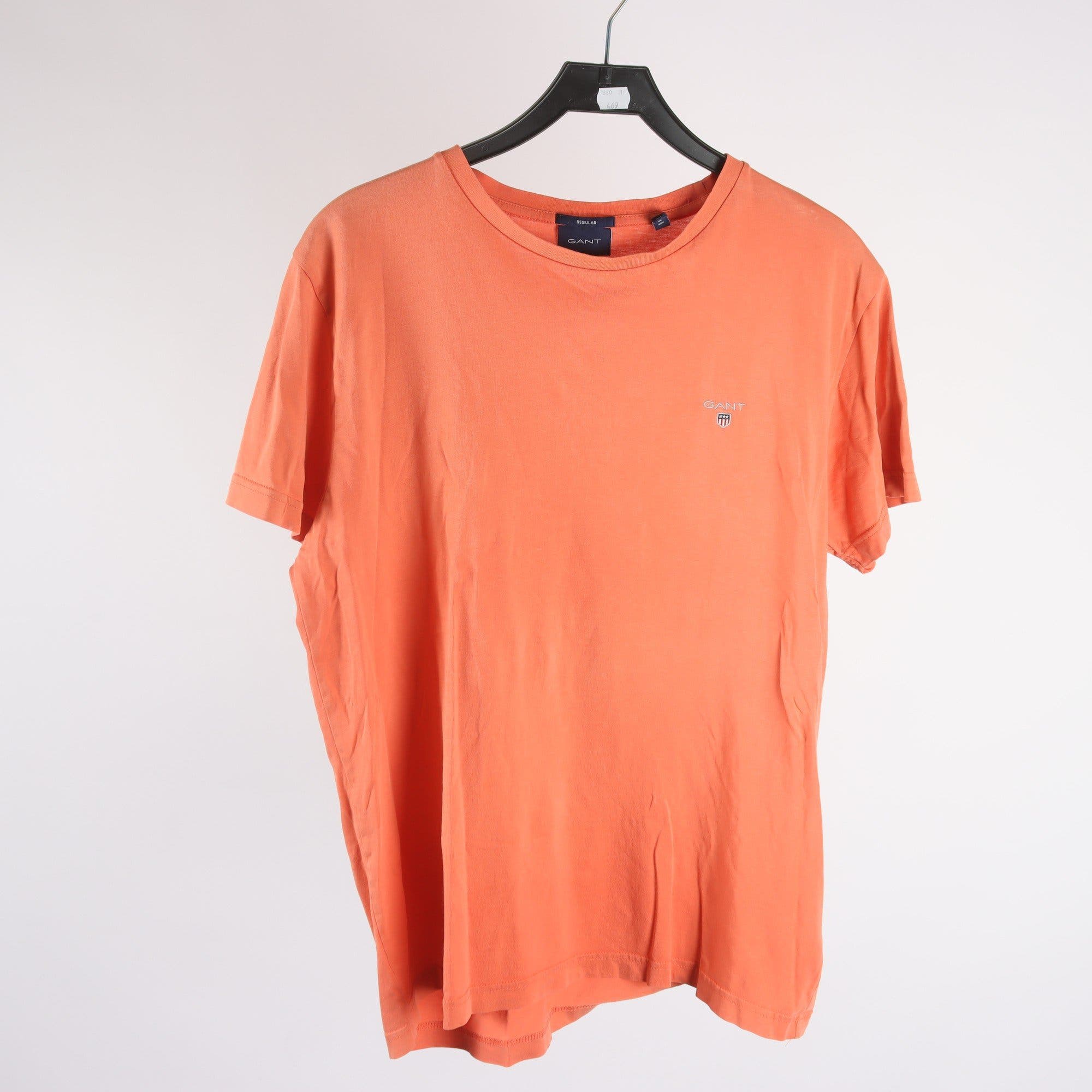T-shirt, 2-pack, blå, orange, stl. stl. L.