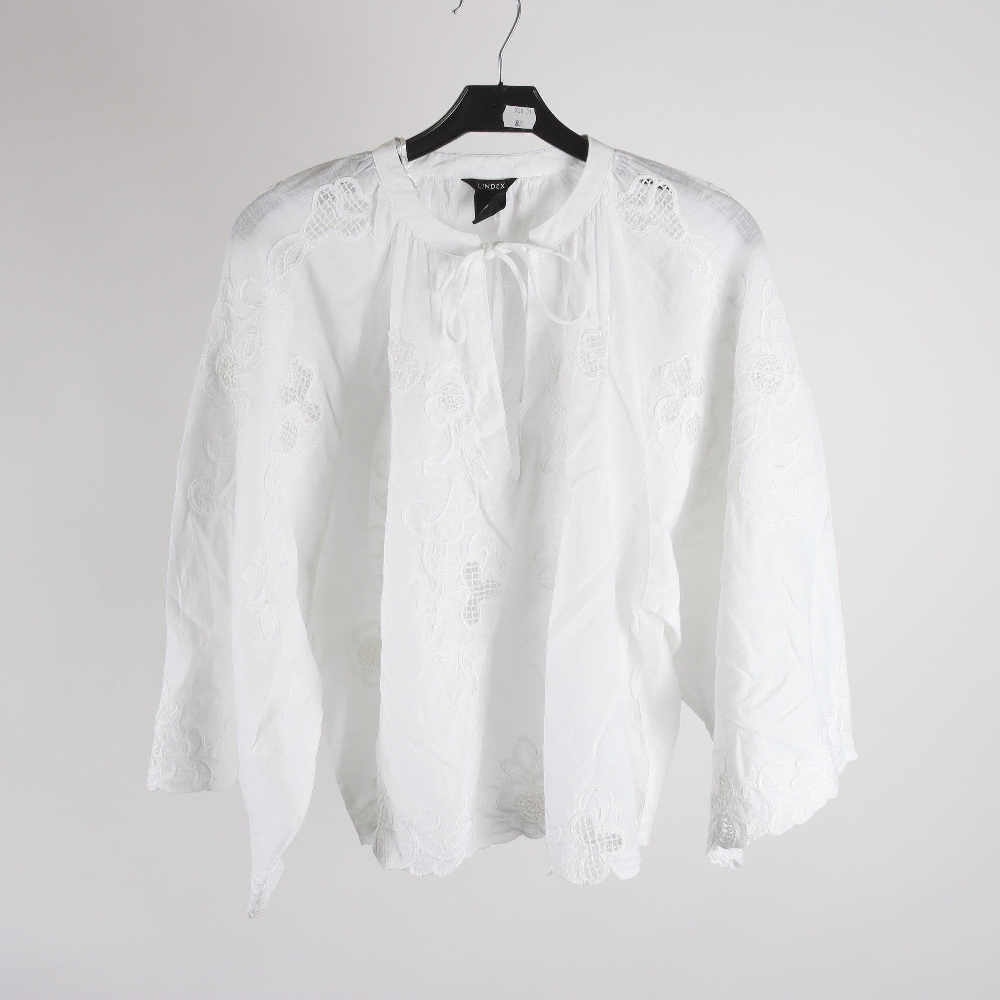 Blus, Lindex, vit, stl. S