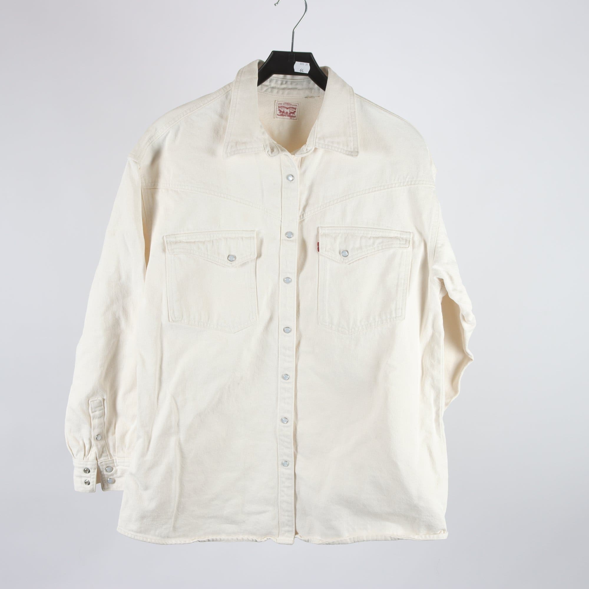 Jeansskjorta, Levi strauss & Co, offwhite, stl. L