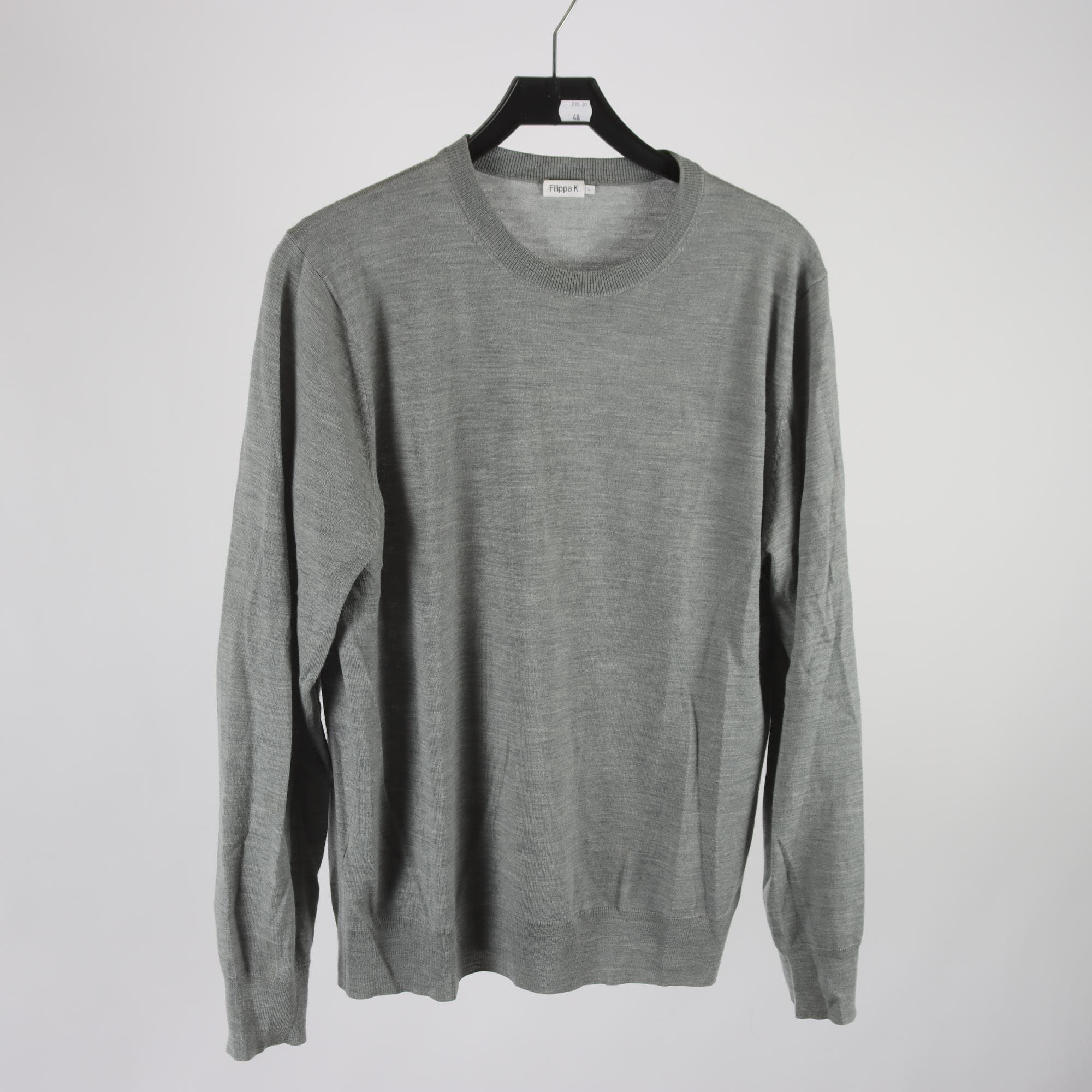Tröja, Filippa K, grå, 100% ull, stl. L