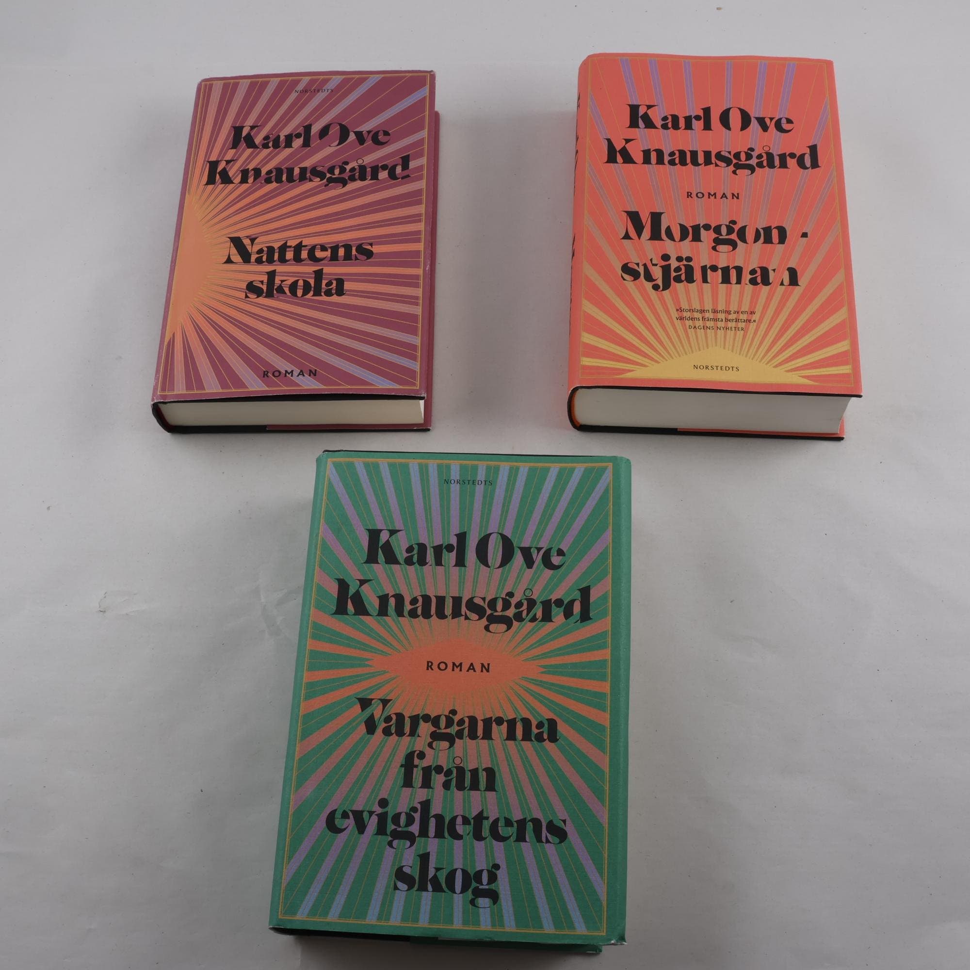 Karl Ove Knausgård, Morgonstjärnan + Nattens skola + Vargarna…