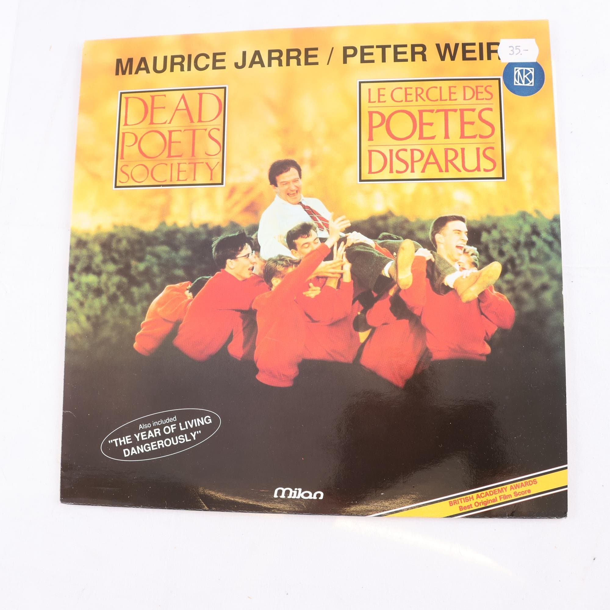 LP Maurice Jarre, Peter Weir, Dead Poets Society, The Year Of Living Dangerously