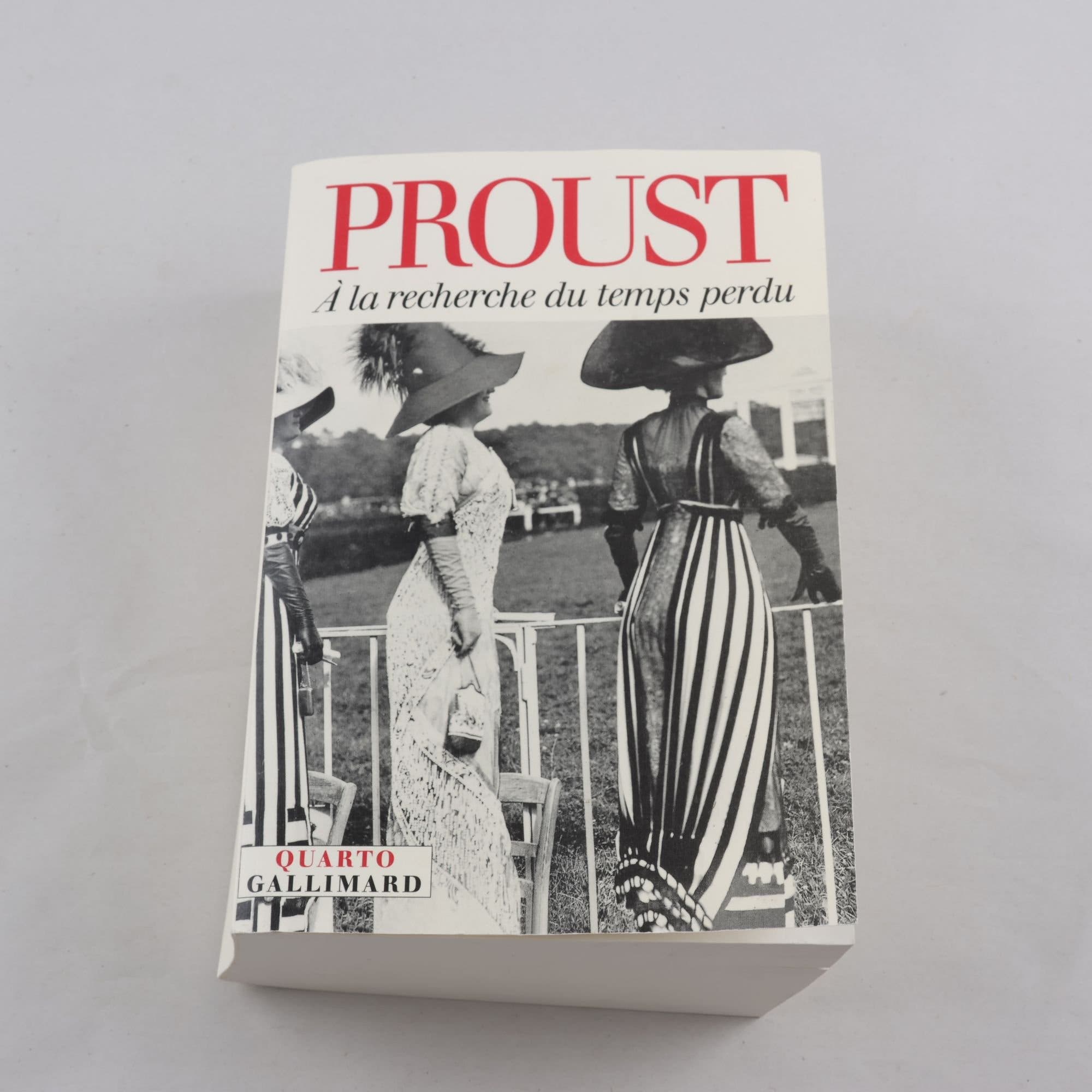 Marcel Proust, Á la recherche du temps perdu
