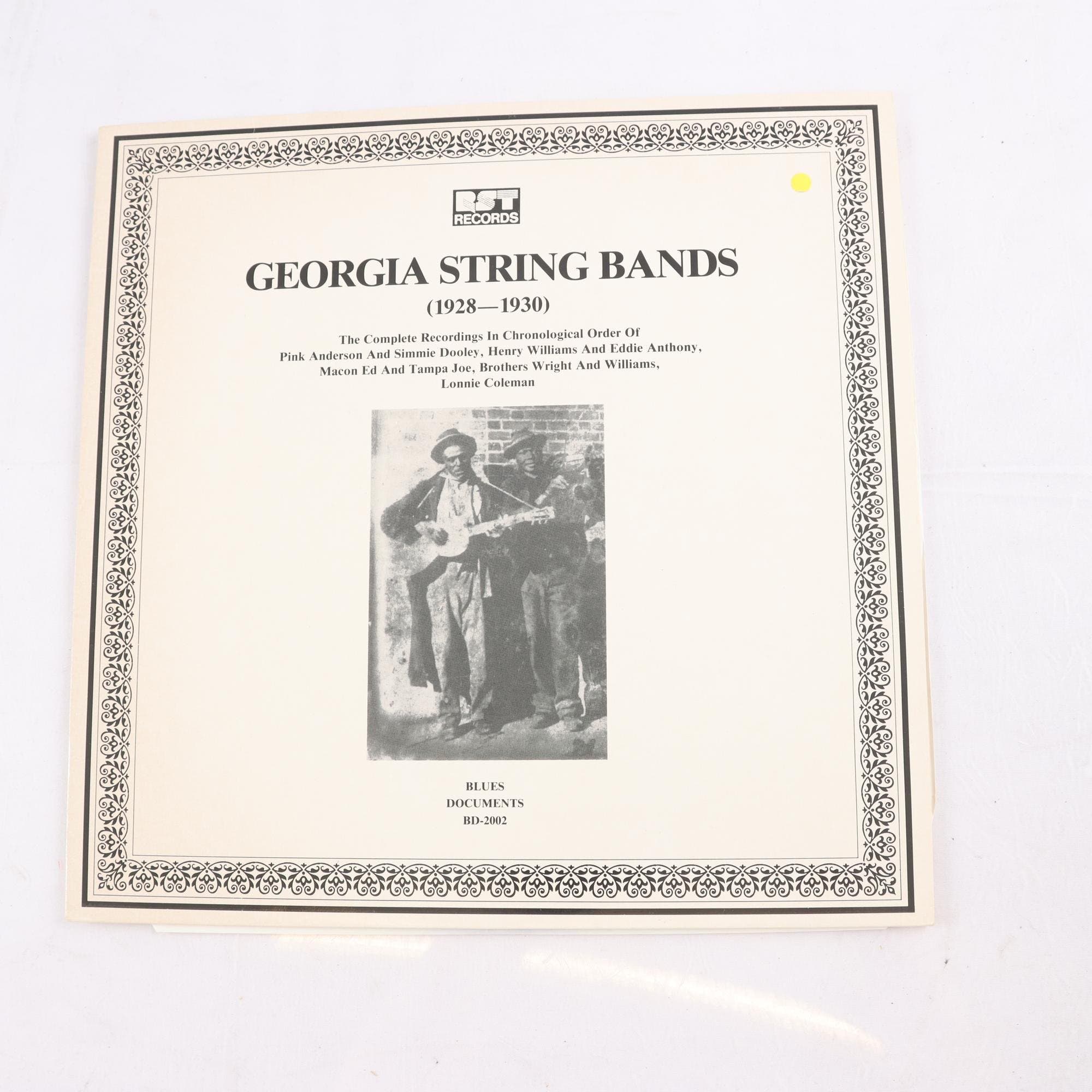 LP Georgia String Bands 1928 – 1930