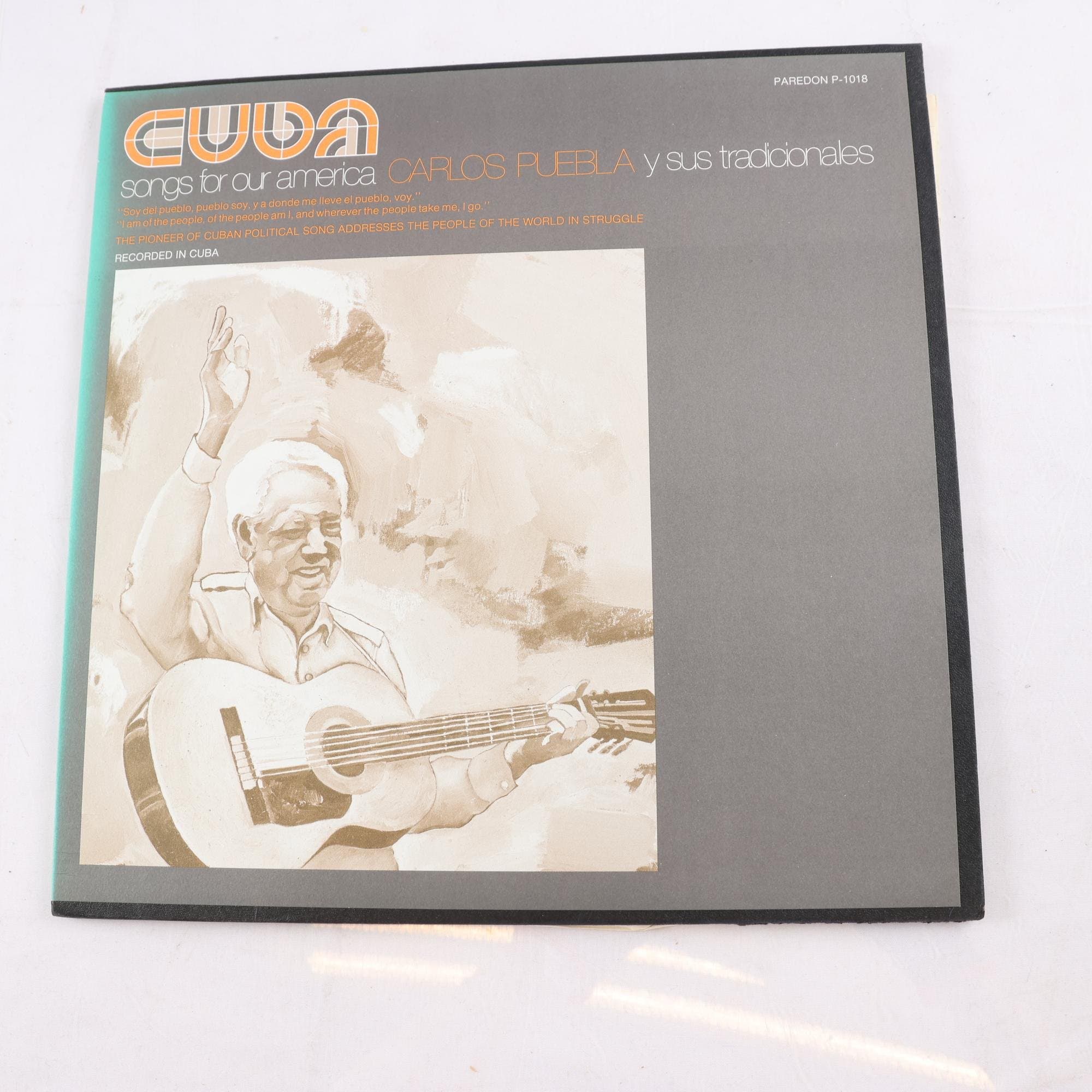 LP Carlos Puebla, Cuba Songs For Our America