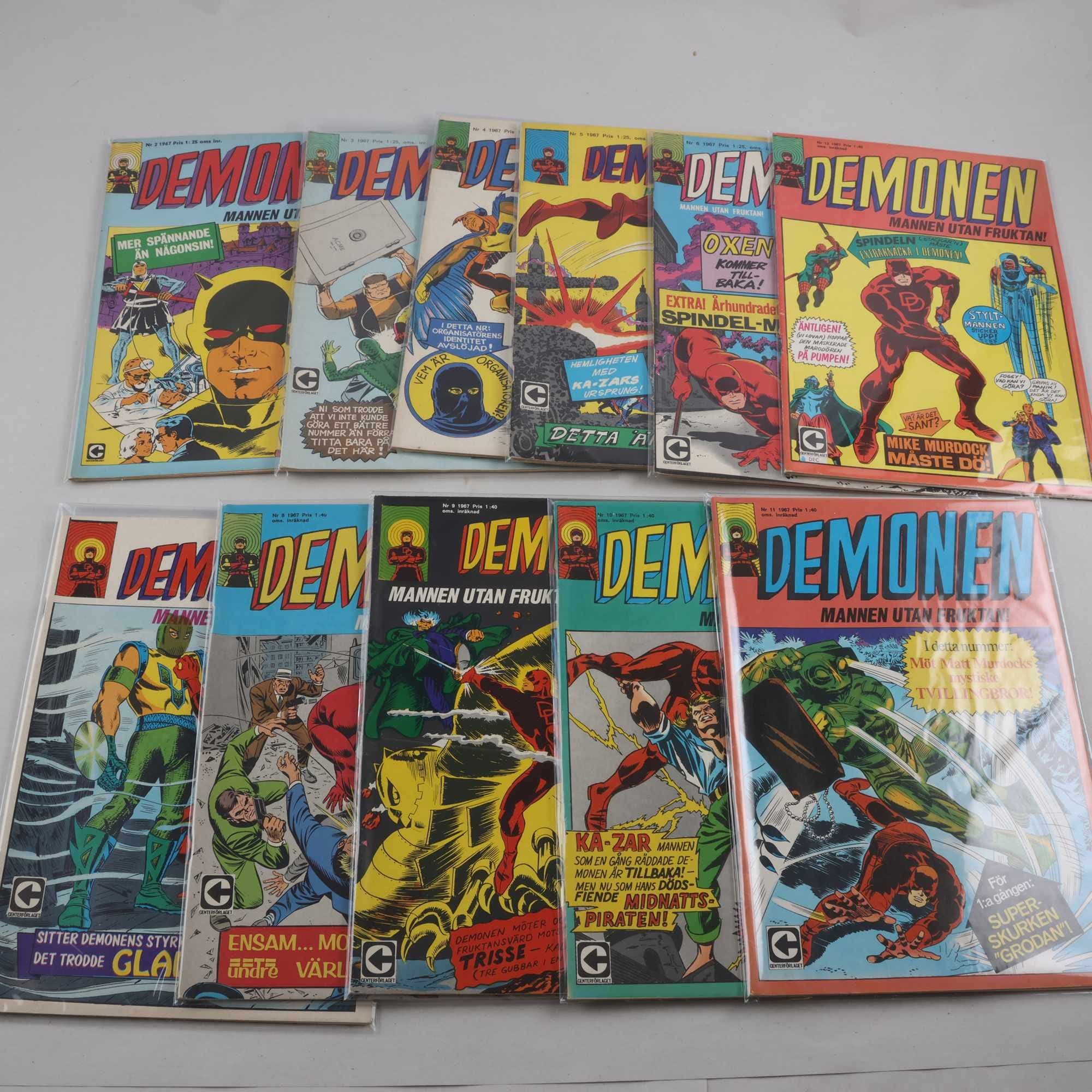 Demonen, Nr 2-12 1967