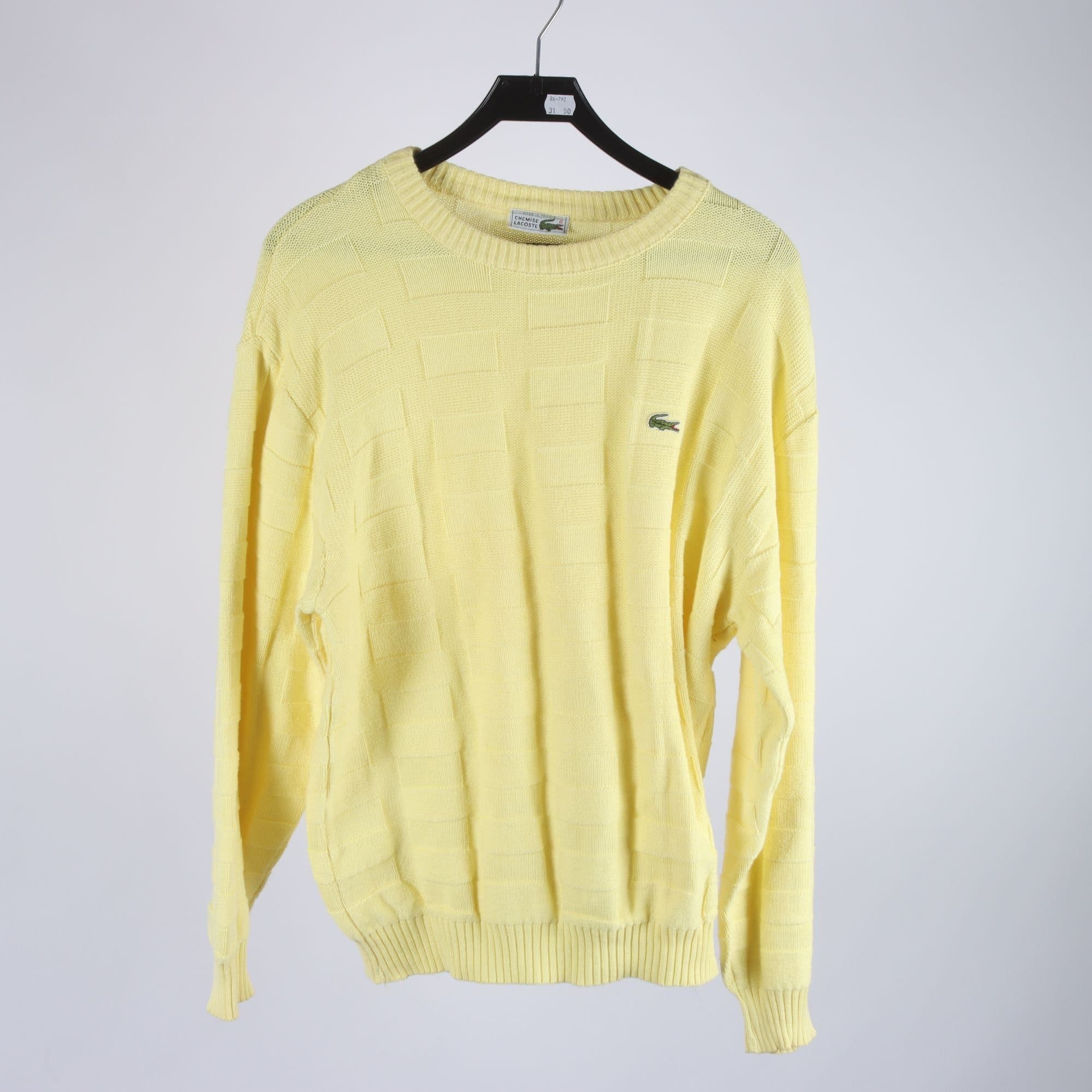 Stickad tröja, Lacoste, vintage, stl. M