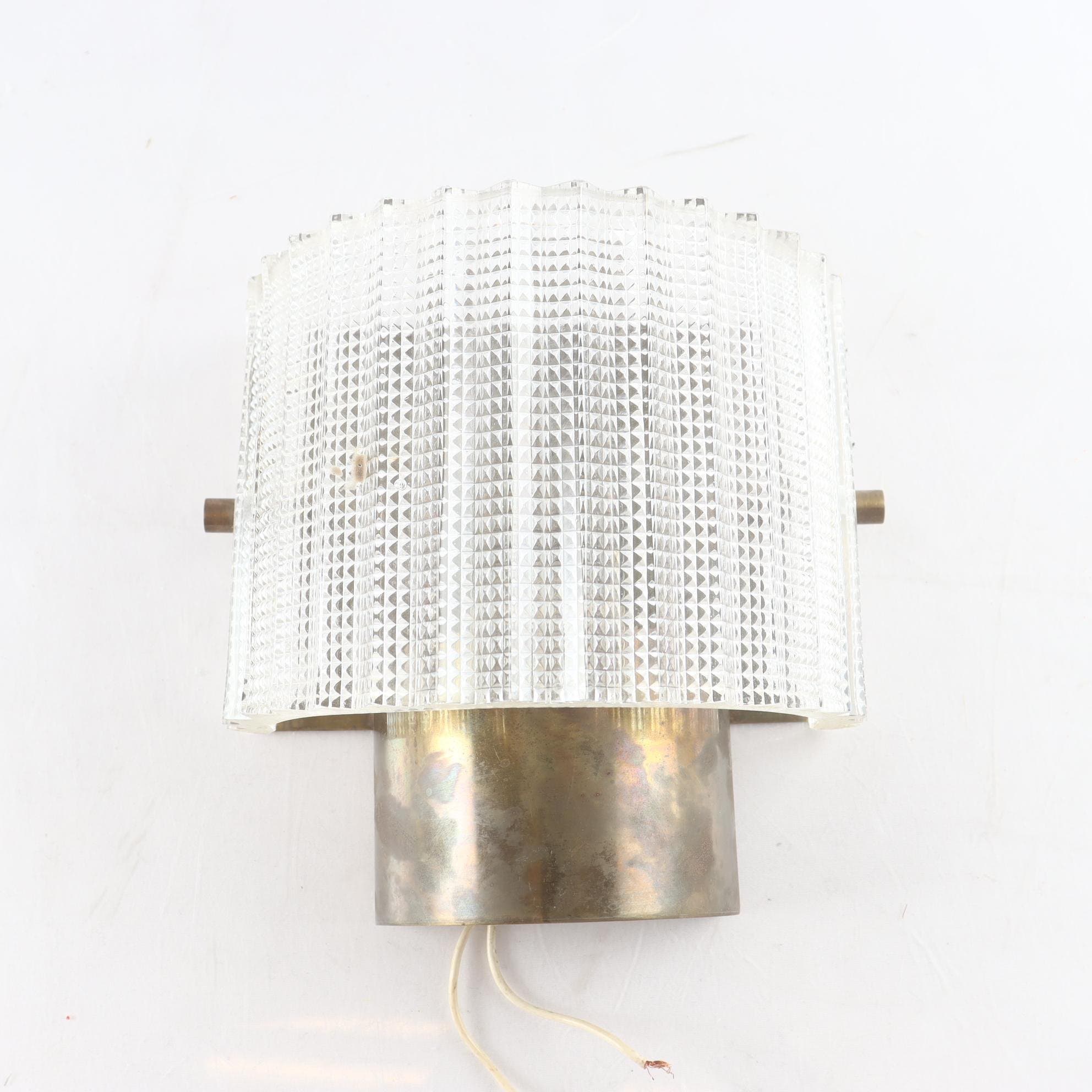 Vägglampa, Carl Fagerlund, Orrefors