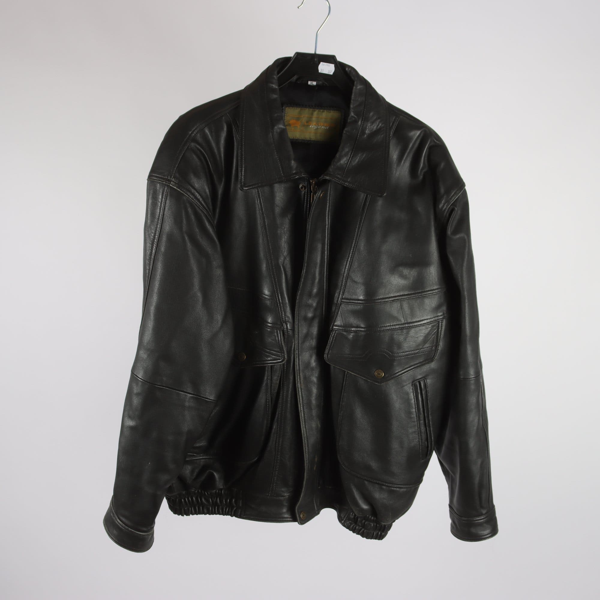 Skinnjacka, Leather Legend, 100% läder, stl. XL