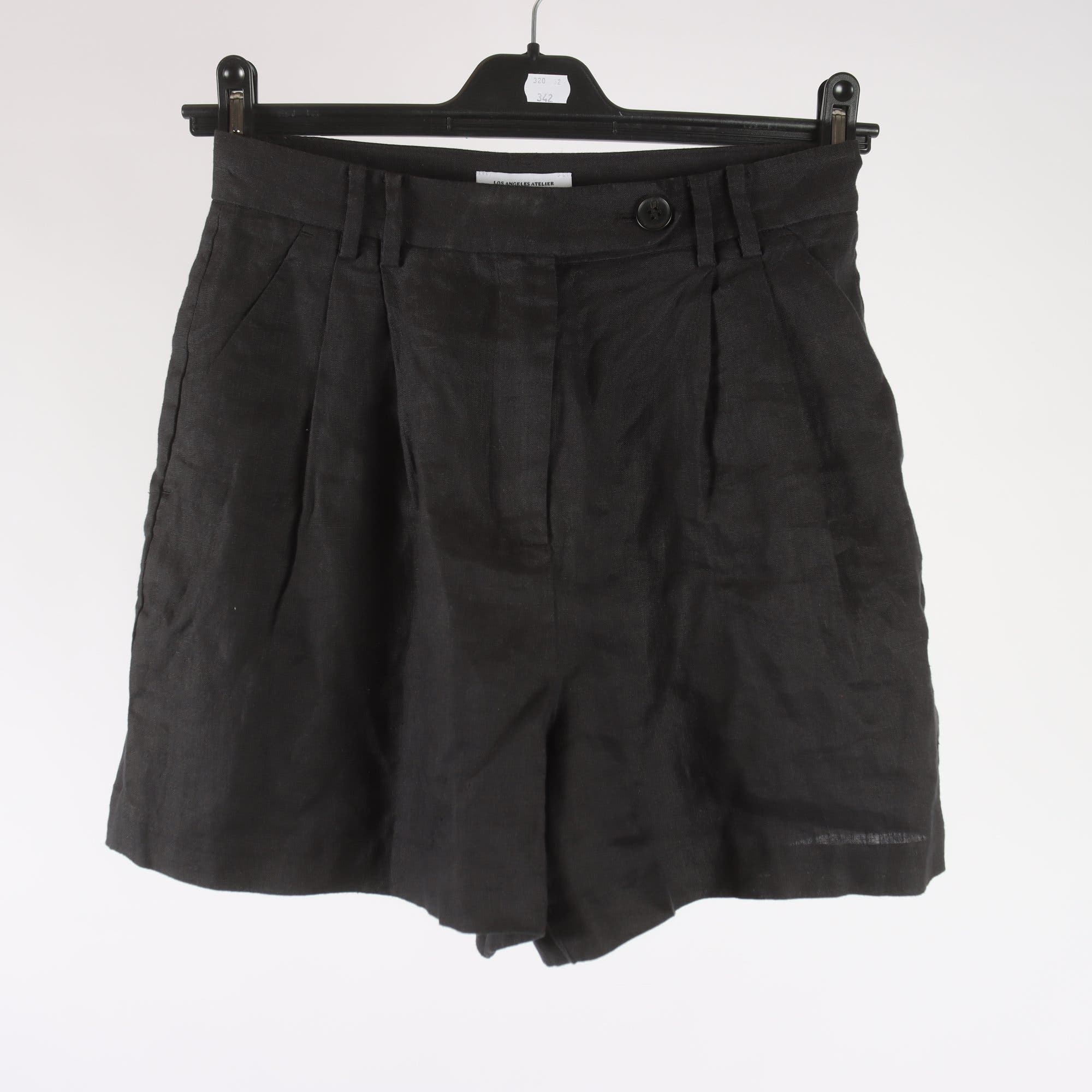 Shorts, & Other Stories, svart, 100% lin, stl. 36.