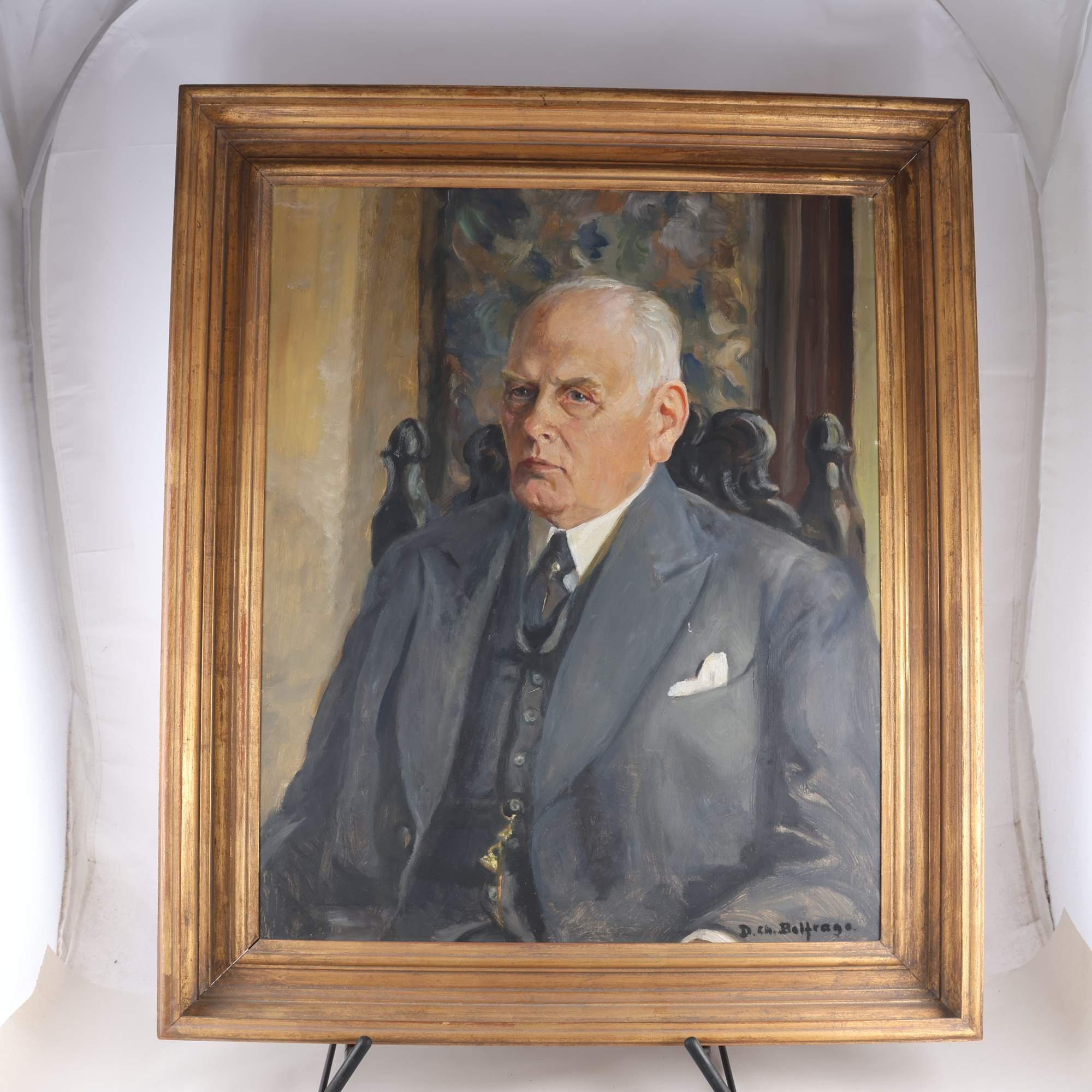 Olja på pannå, Sixten C.son Sparre, David Christian Belfrage, sign. Endast avh.