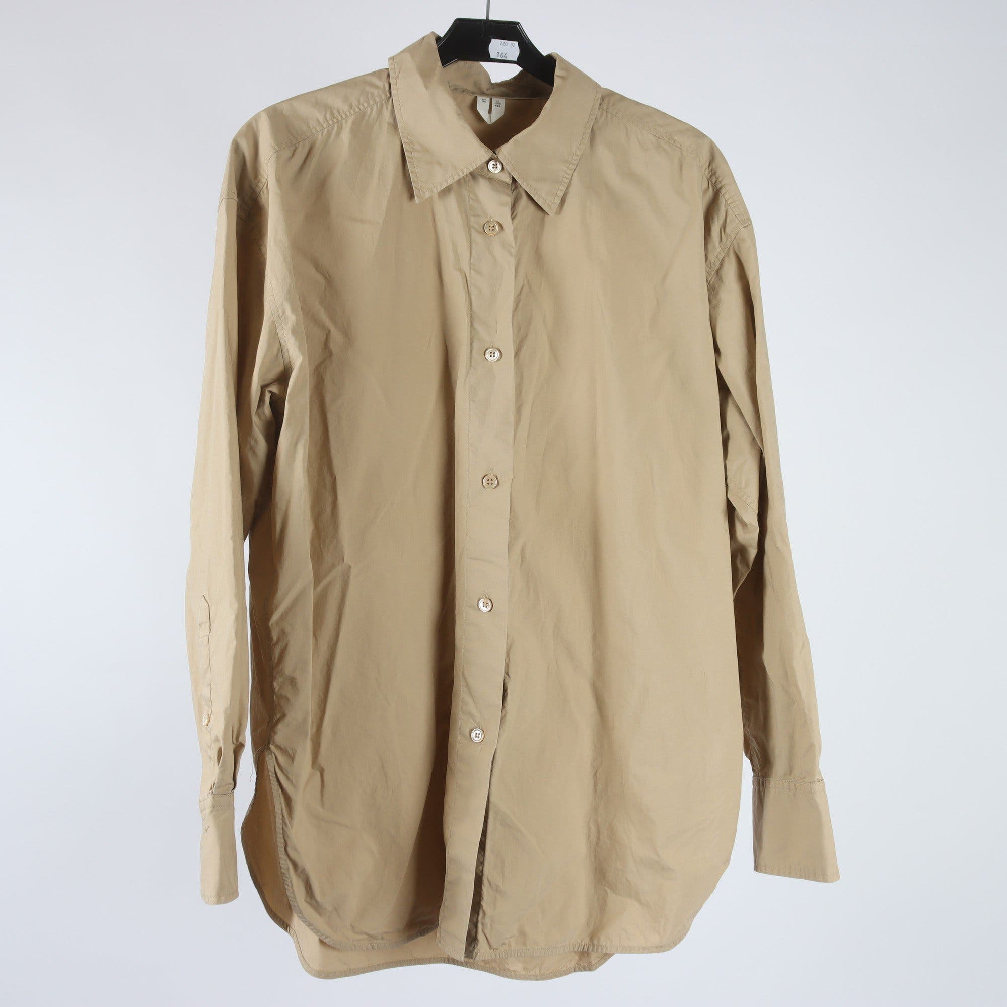 Skjorta, Arket, beige, stl. 38