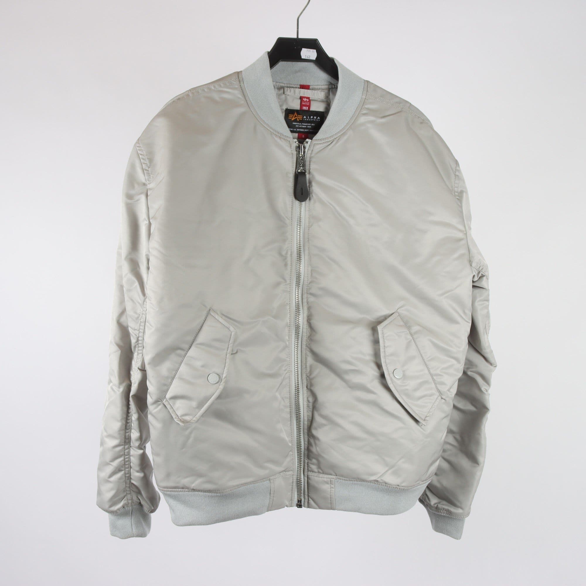 Jacka, Alpha Industries, grå, stl. S