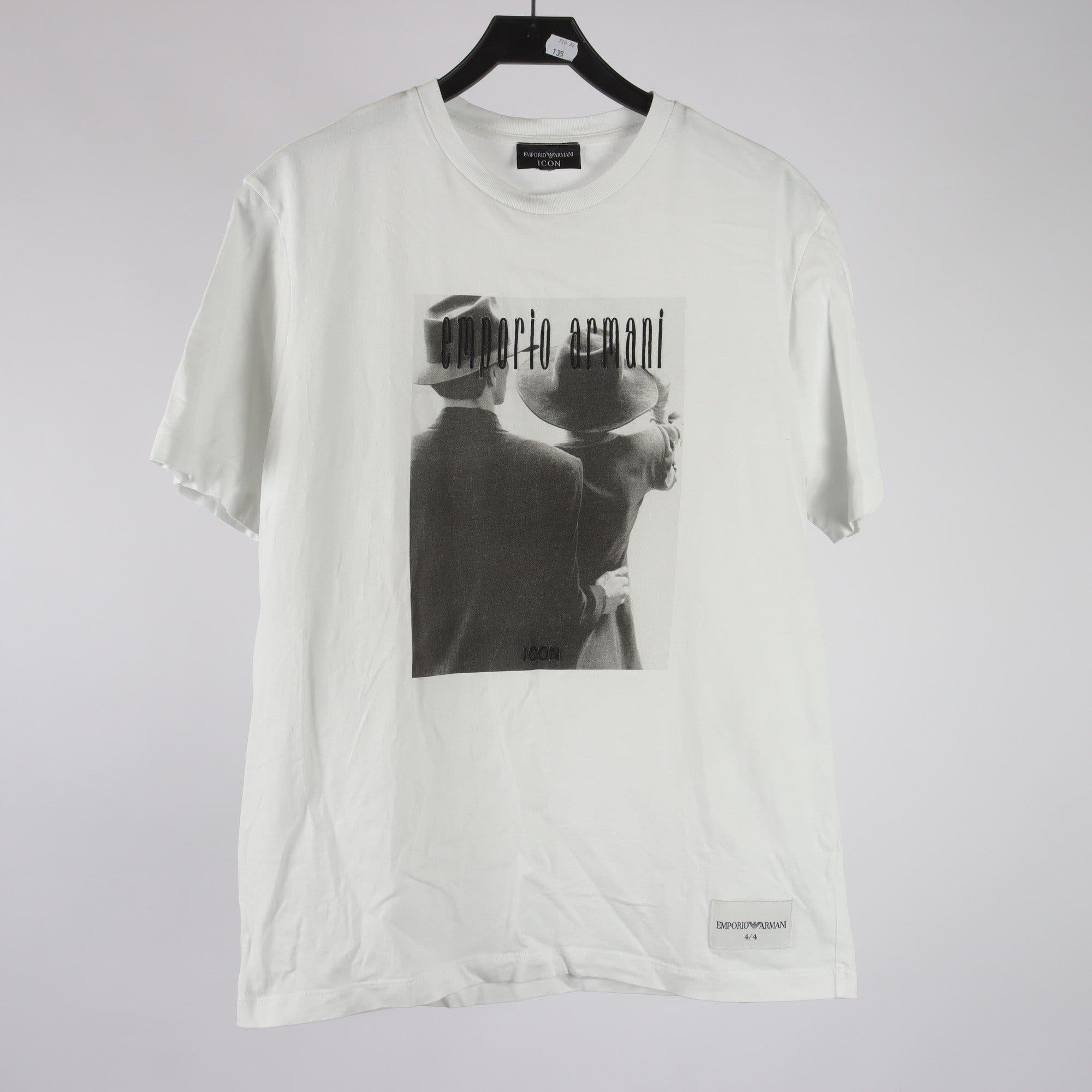 T-shirt, Emporio Armani ICON, vit, stl. M