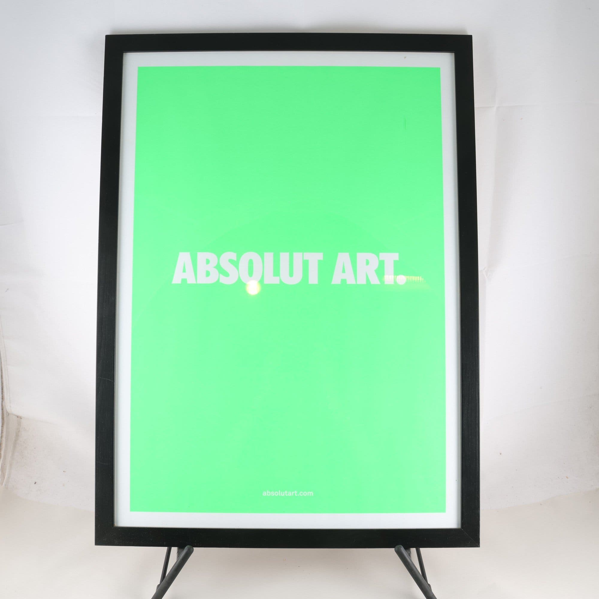 Inramad affisch, litografiskt tryck, Absolut Art, 2015. Endast avhämtning.