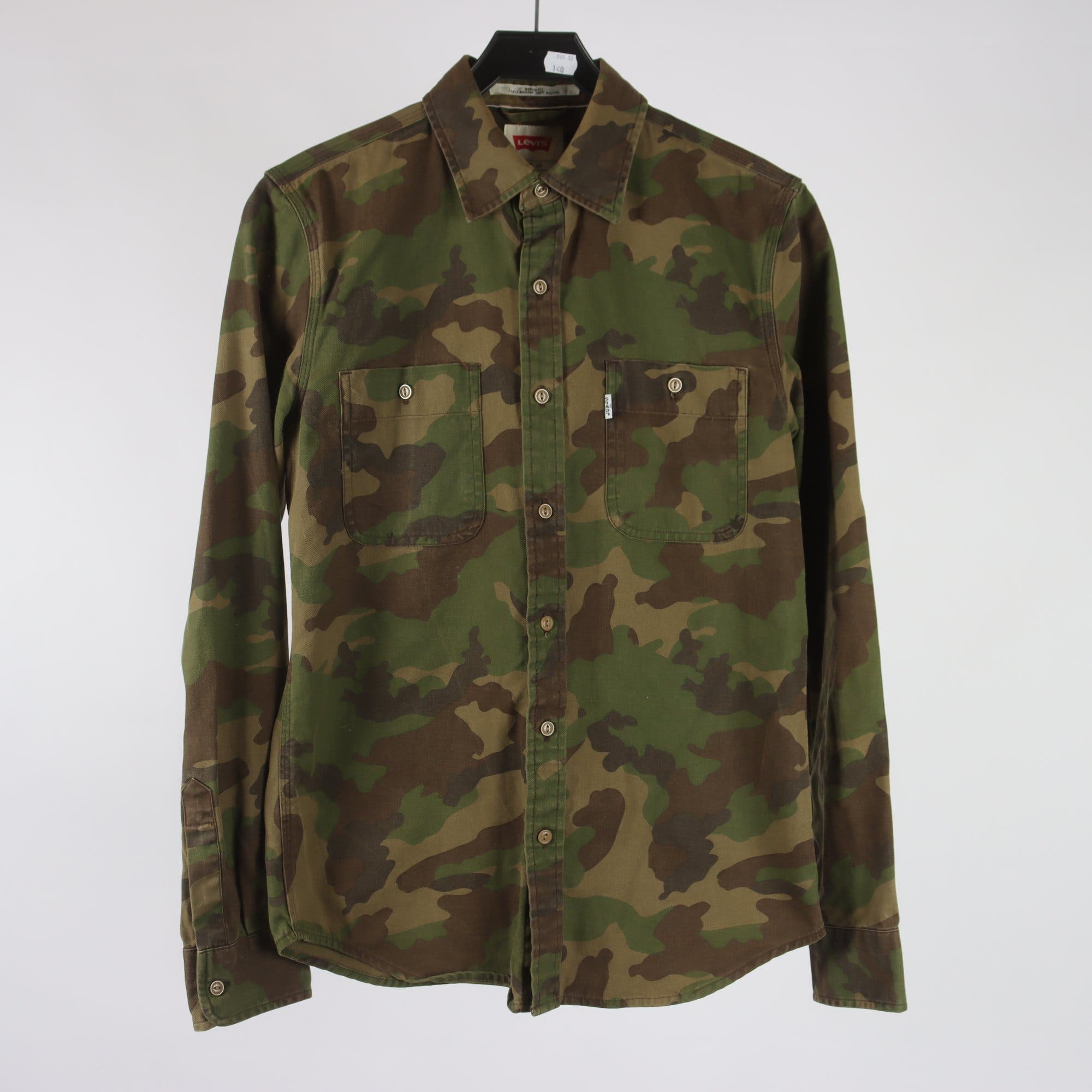 Skjorta, Levi´s, camouflage, denim, stl. S
