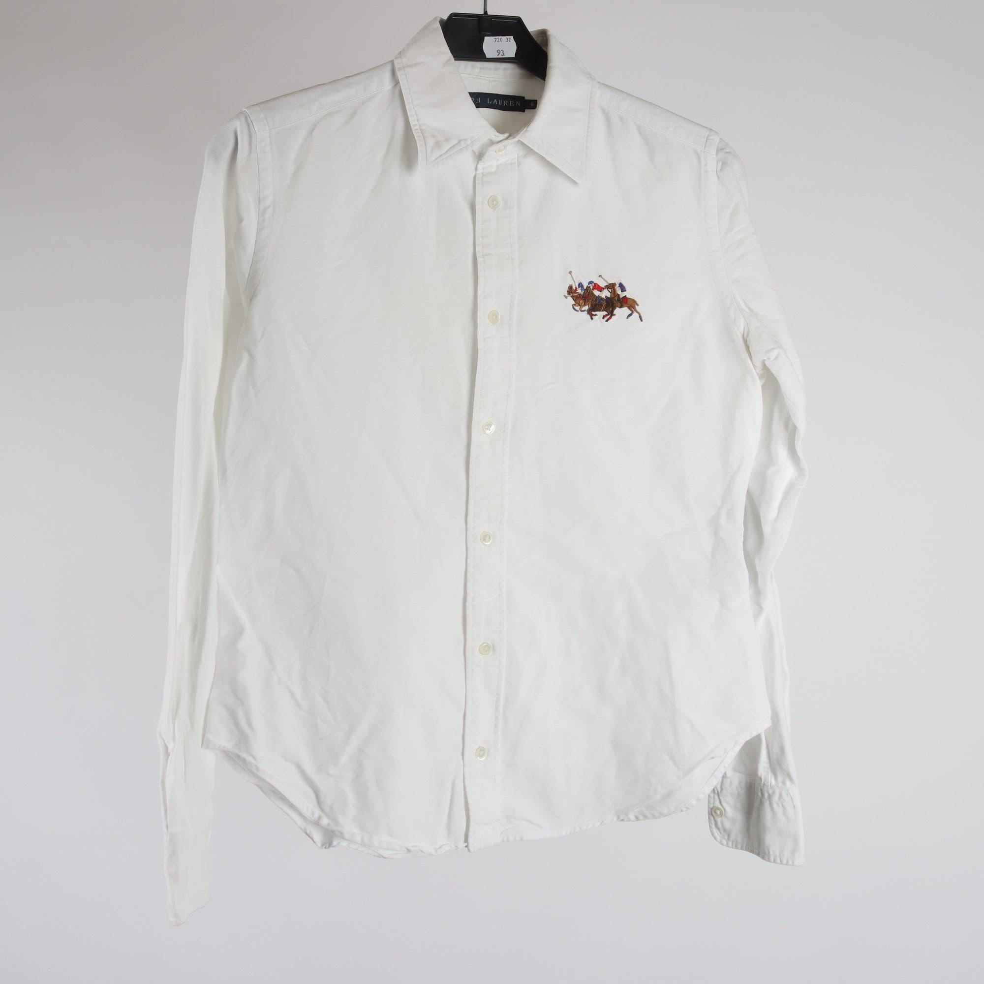 Skjorta, Ralph Lauren, vit, stl. 6 (S)