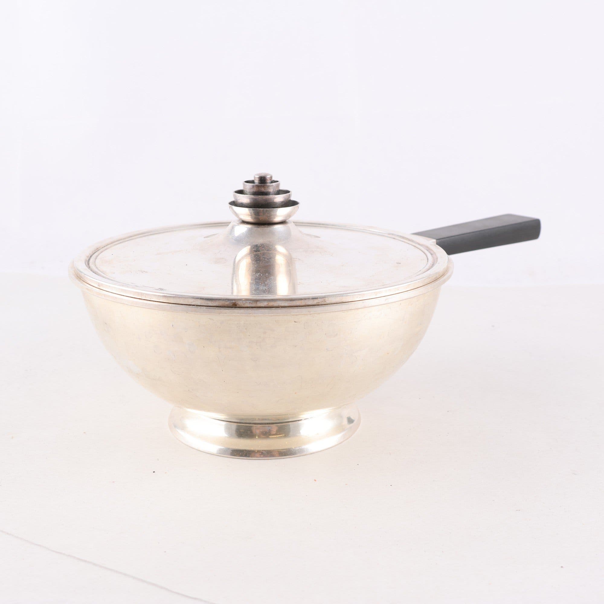 Kastrull, nysilver, art deco, Alta, Danmark