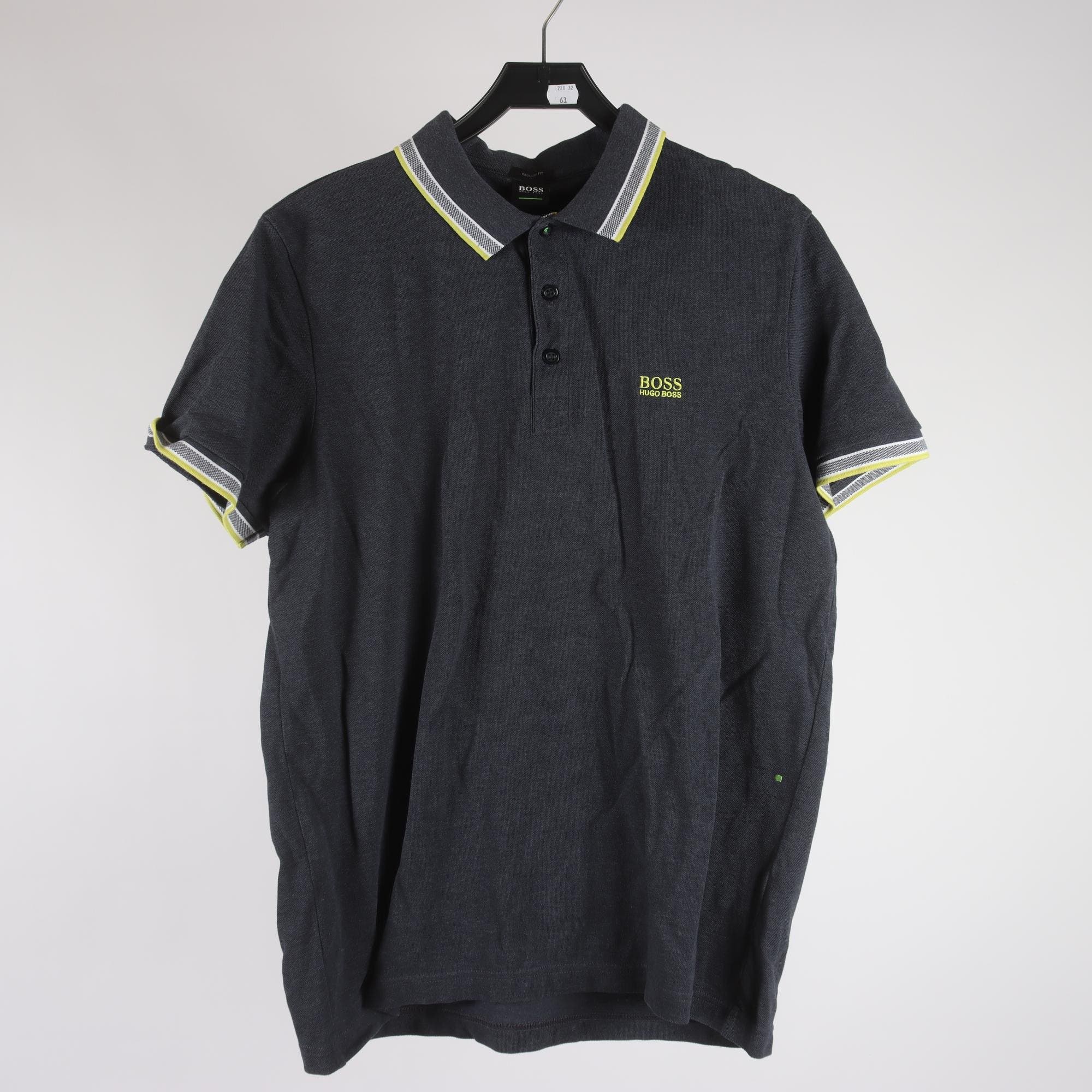 Pikétröja, Hugo Boss, blå, stl. XL