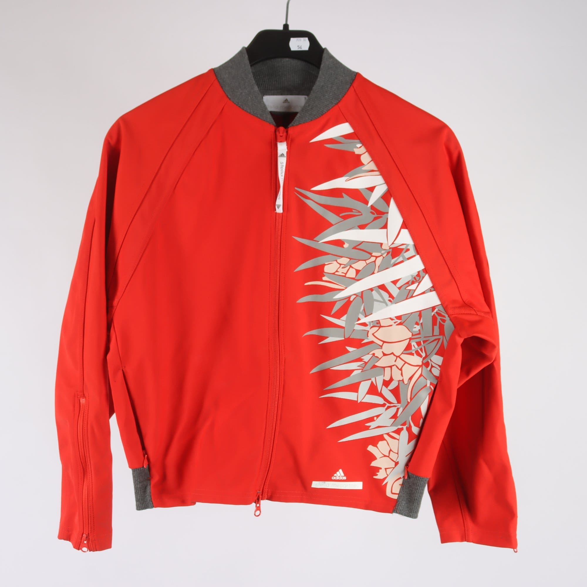 Sportjacka, Stela McCartney x Adidas, röd, stl. S