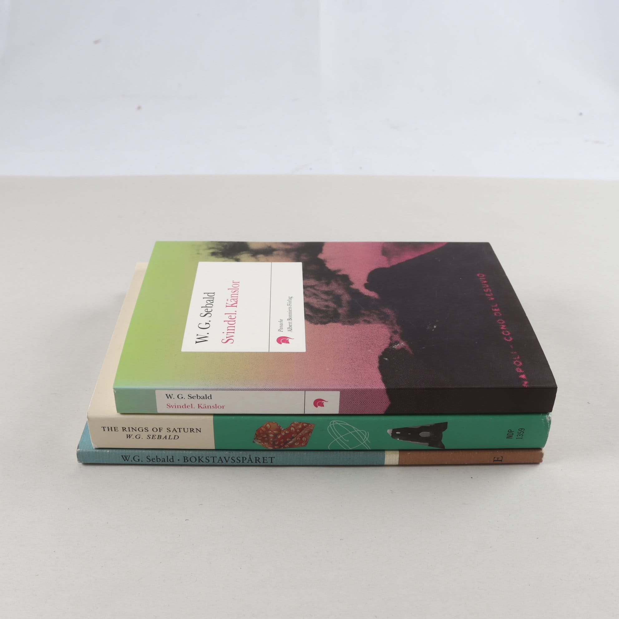 W. G. Sebald, bokpaket med 3 volymer
