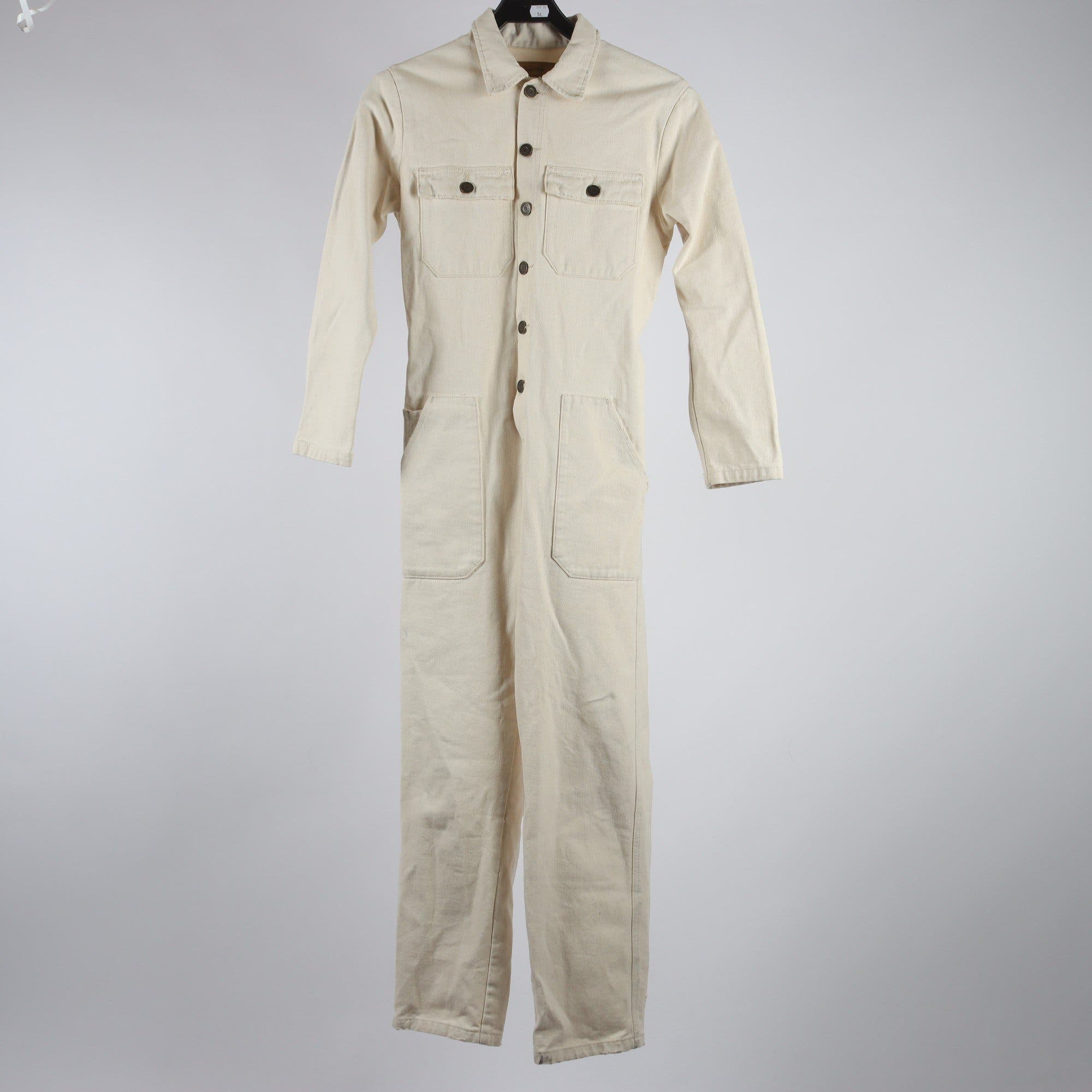 Jeansoverall, America Vintage, benvit, stl. XXS