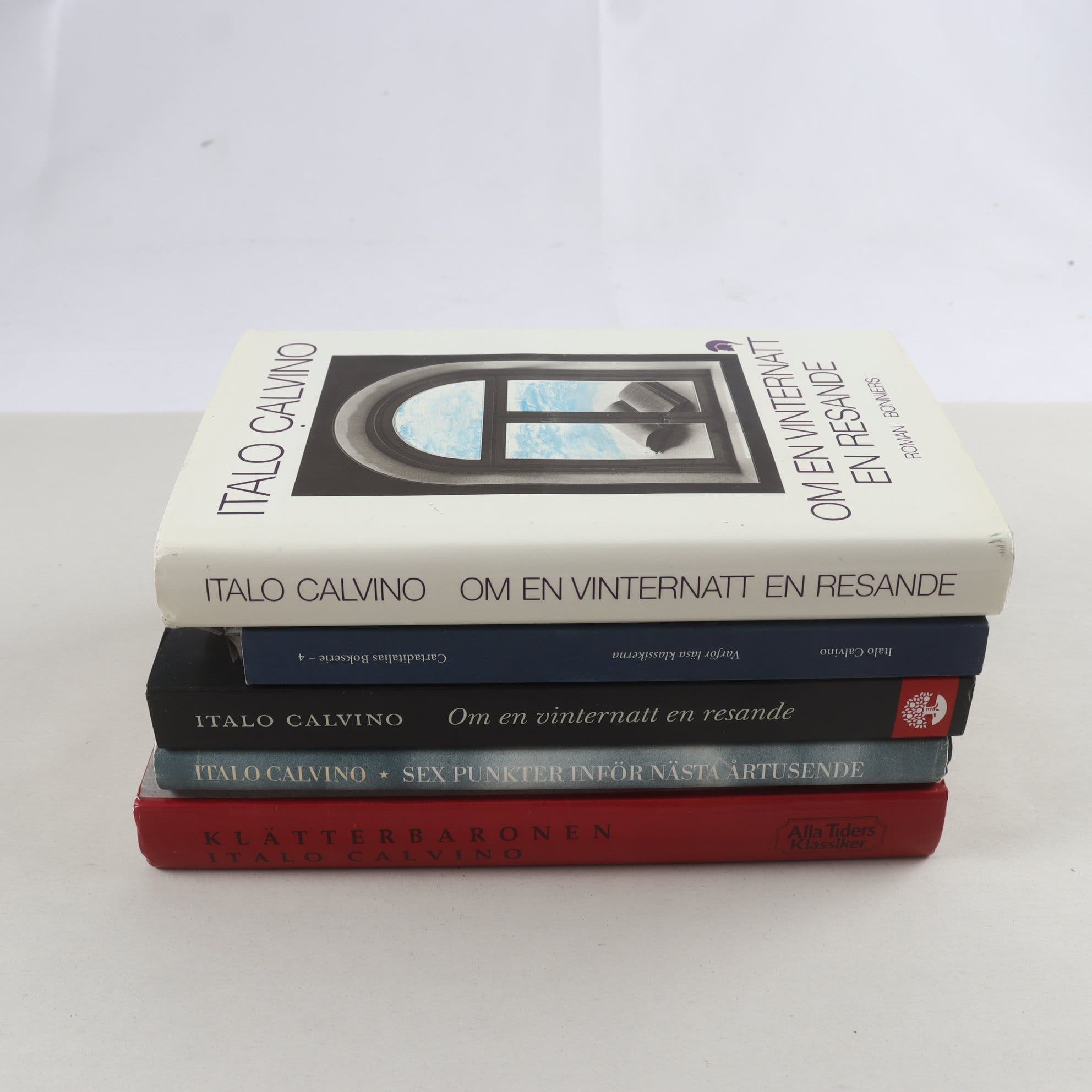 Italo Calvino, bokpaket med 5 volymer