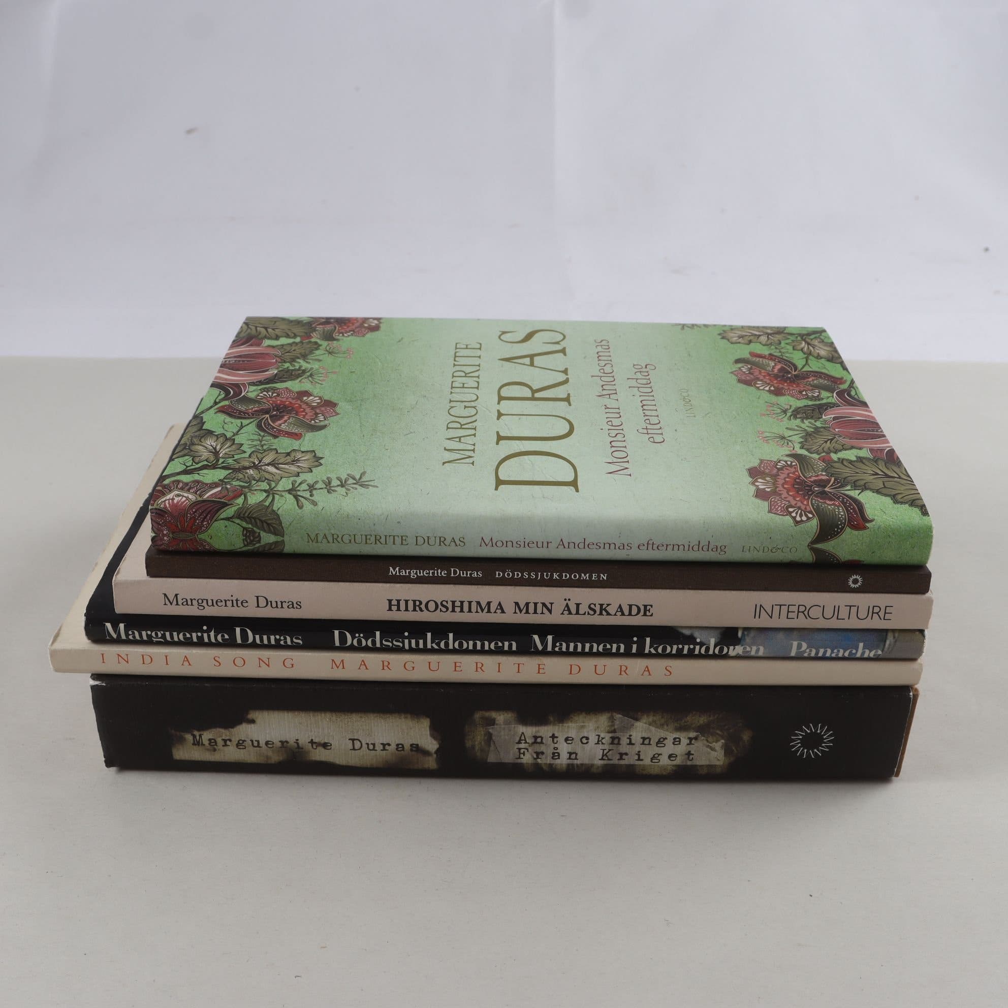 Marguerite Duras, bokpaket med 6 volymer